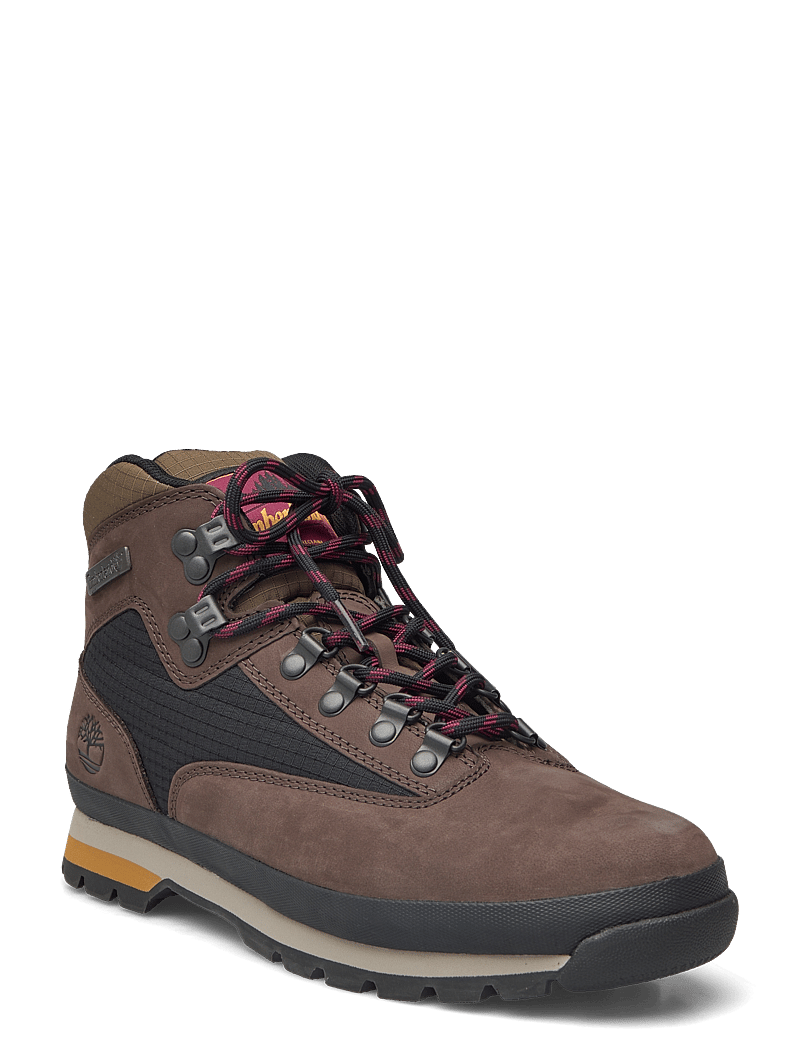 Timberland Euro Hiker Mid Lace Up Boot Dark Brown Nubuck (TIMTB0A6DYHW071) Laced boots