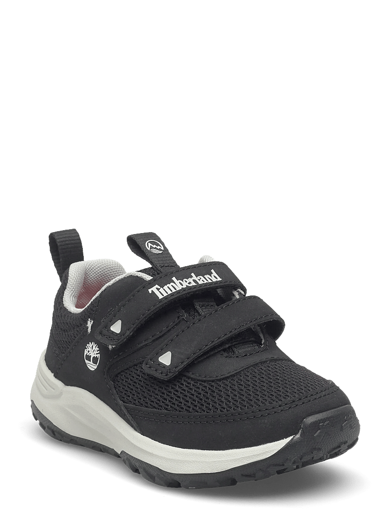 Timberland - MOTION ACCESS LOW HOOK & LOOP SNEAKER BLACK MESH - wanderschuhe - black - 0