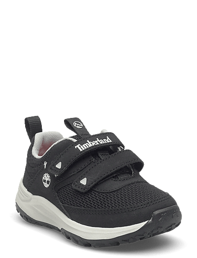 Timberland MOTION ACCESS LOW HOOK & LOOP SNEAKER BLACK MESH - Matka- ja kõndimisjalatsid - BLACK / black