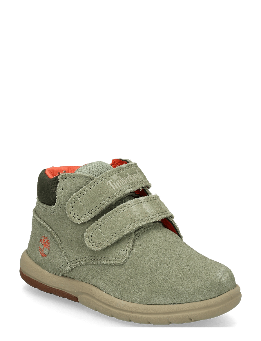 Timberland - MID HOOK & LOOP BOOT - vinterstövlar - light green - 0