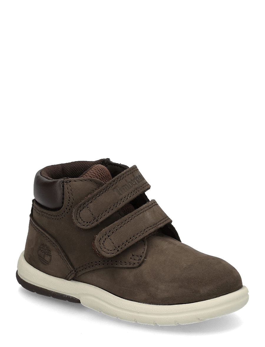 Timberland - MID HOOK & LOOP BOOT - vinterstövlar - dark brown - 0