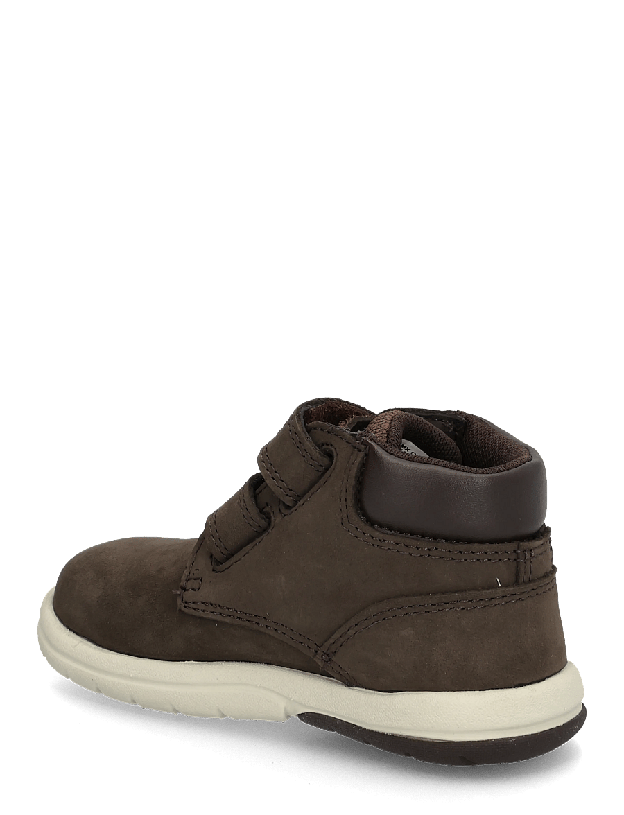Timberland - MID HOOK & LOOP BOOT - vinterstövlar - dark brown - 1