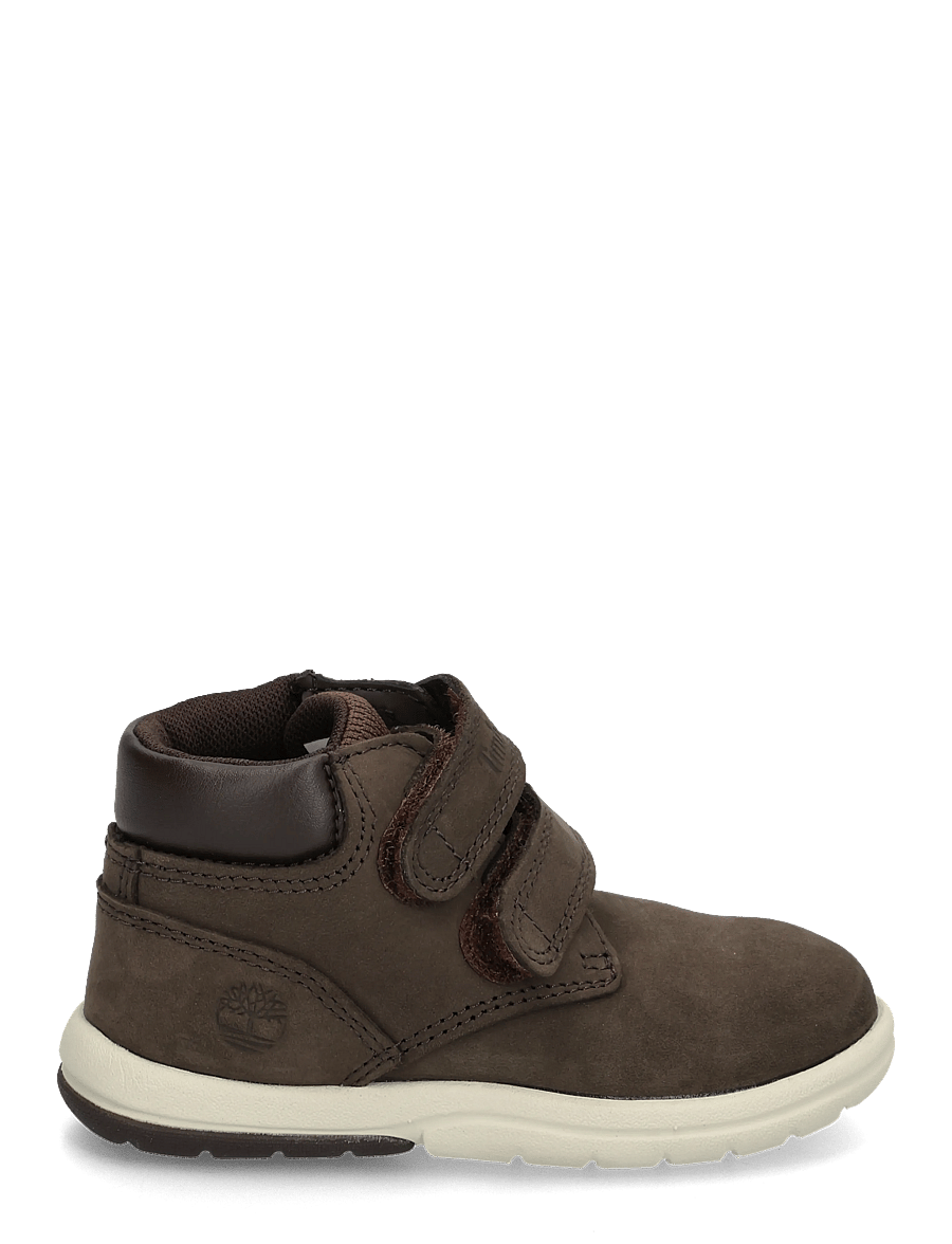 Timberland - MID HOOK & LOOP BOOT - vinterstövlar - dark brown - 2
