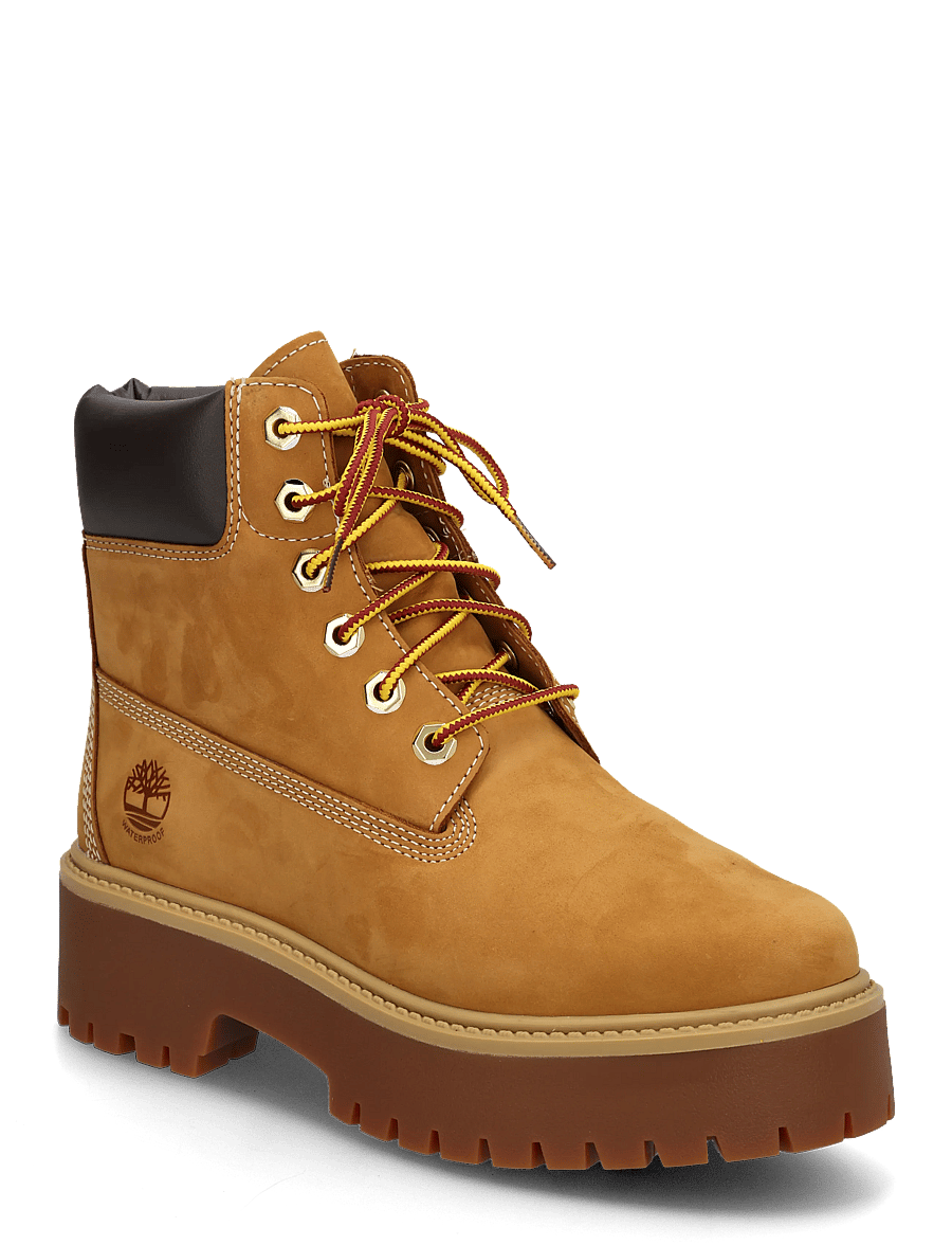 Timberland - 6 INCH LACE UP WATERPROOF BOOT - vinterstövlar - wheat - 0