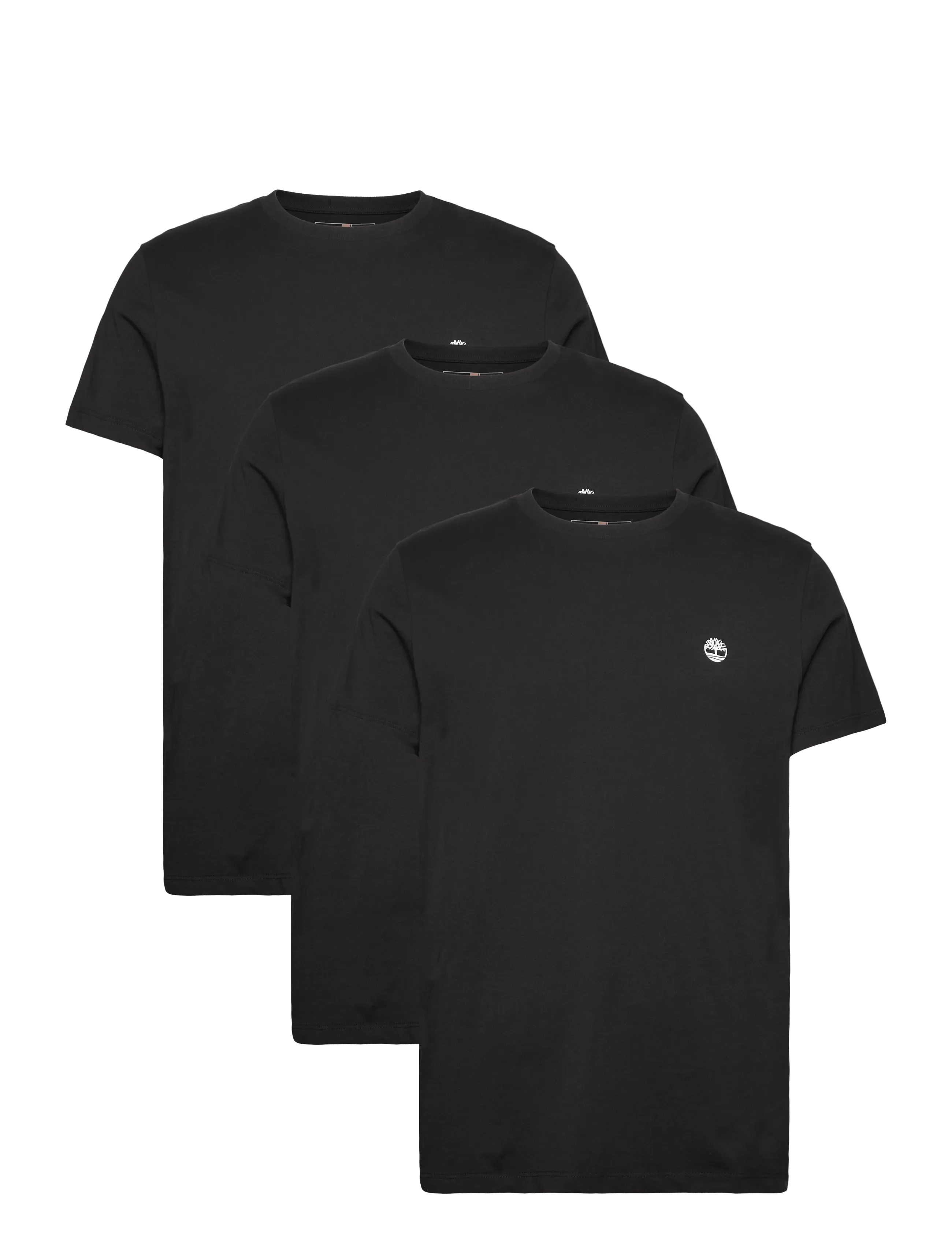 Timberland Dunstan River 3Xpack Tee Black, S, T-shirts, Schwarz - Short-sleeved, Männerswear
