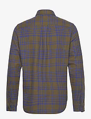 Timberland - LS Heavy Flannel Check - ruudulised särgid - dark olive yd - 1