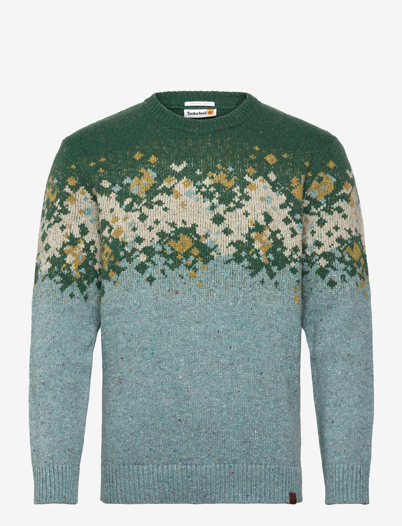 Timberland - Fairisle Sweater - rundhalsad - silver blue - 0