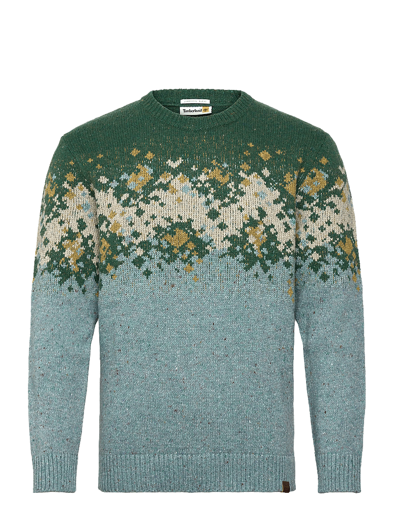 Timberland - Fairisle Sweater - rundhalsad - silver blue - 0