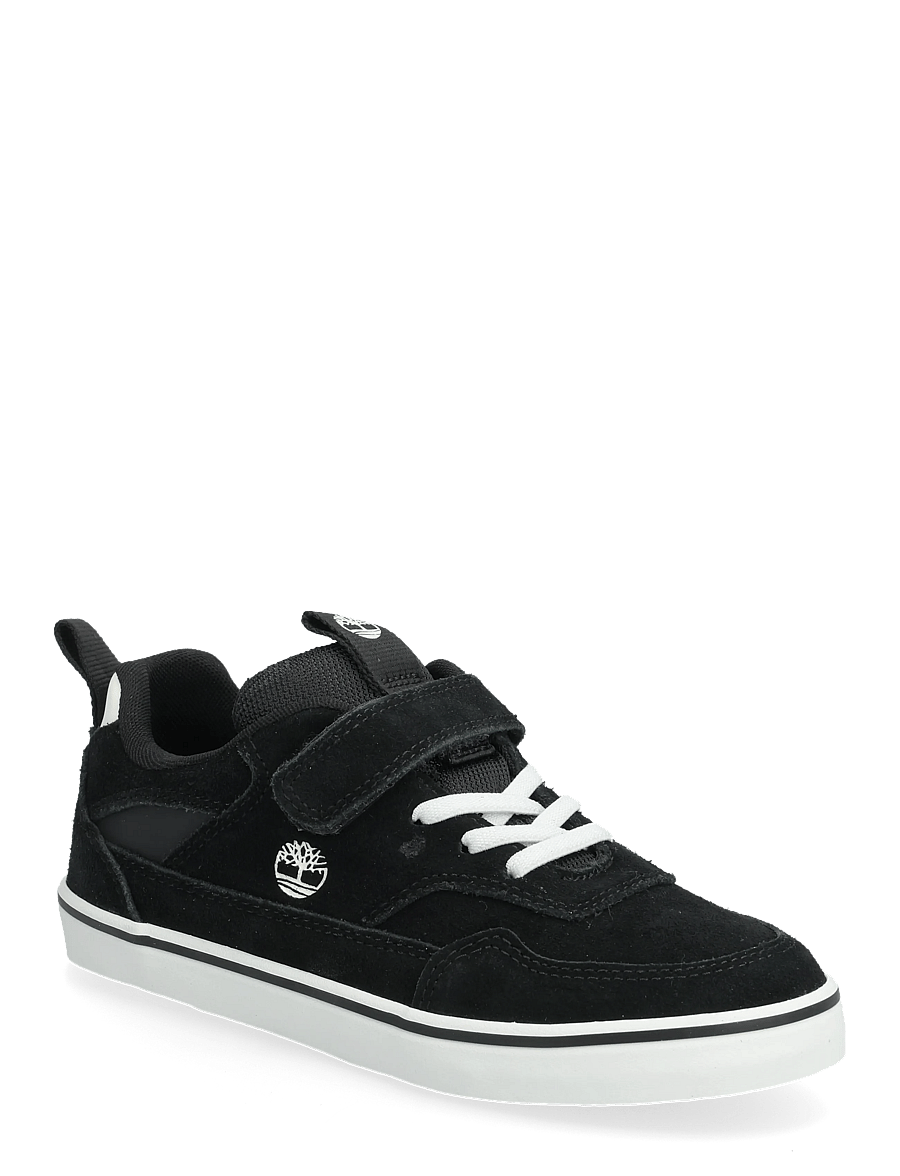 Timberland - STONE JUMP LOW HOOK & LOOP SNEAKER BLACK SUEDE - baskets basses - black - 0