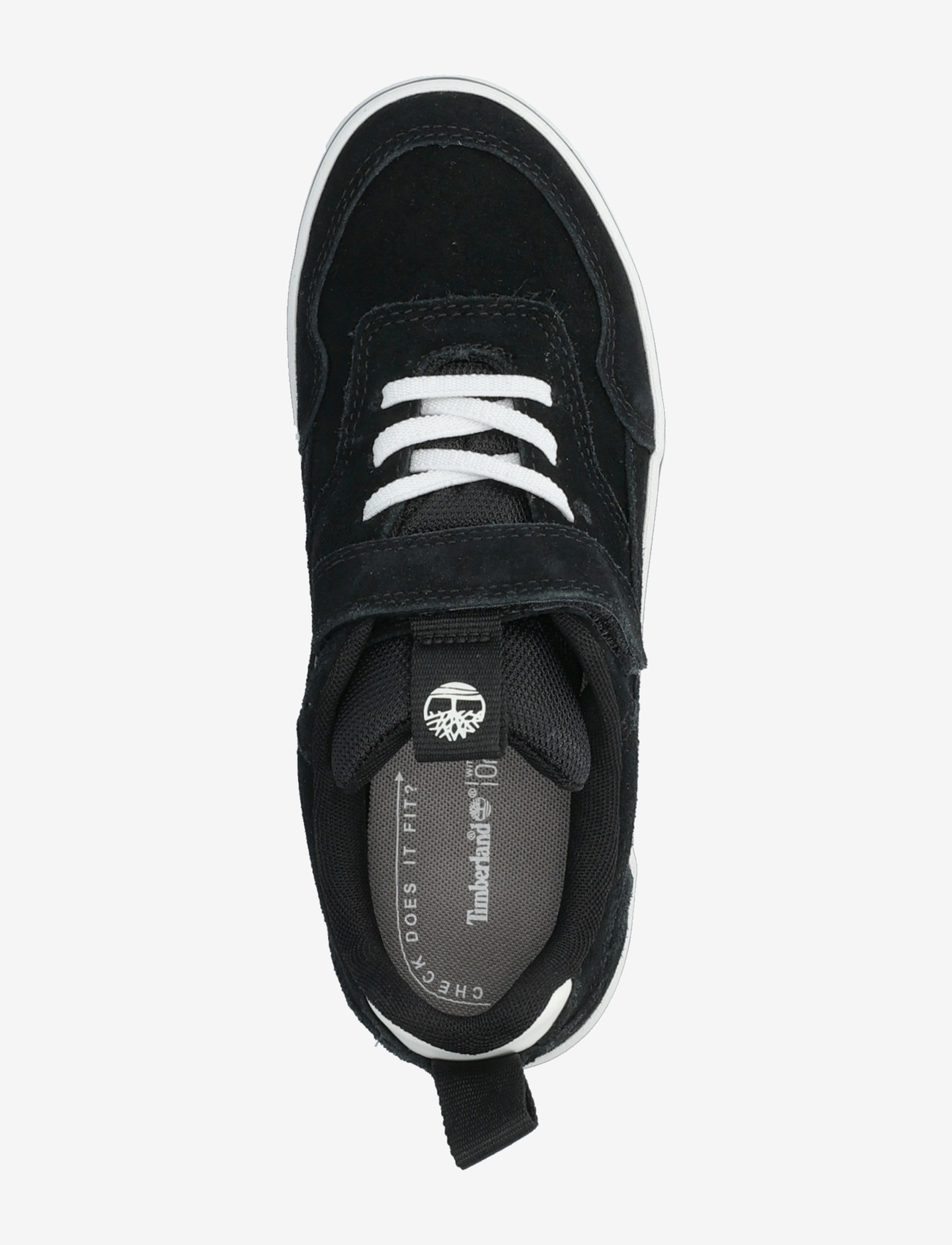 Timberland - STONE JUMP LOW HOOK & LOOP SNEAKER BLACK SUEDE - niedriger schnitt - black - 3