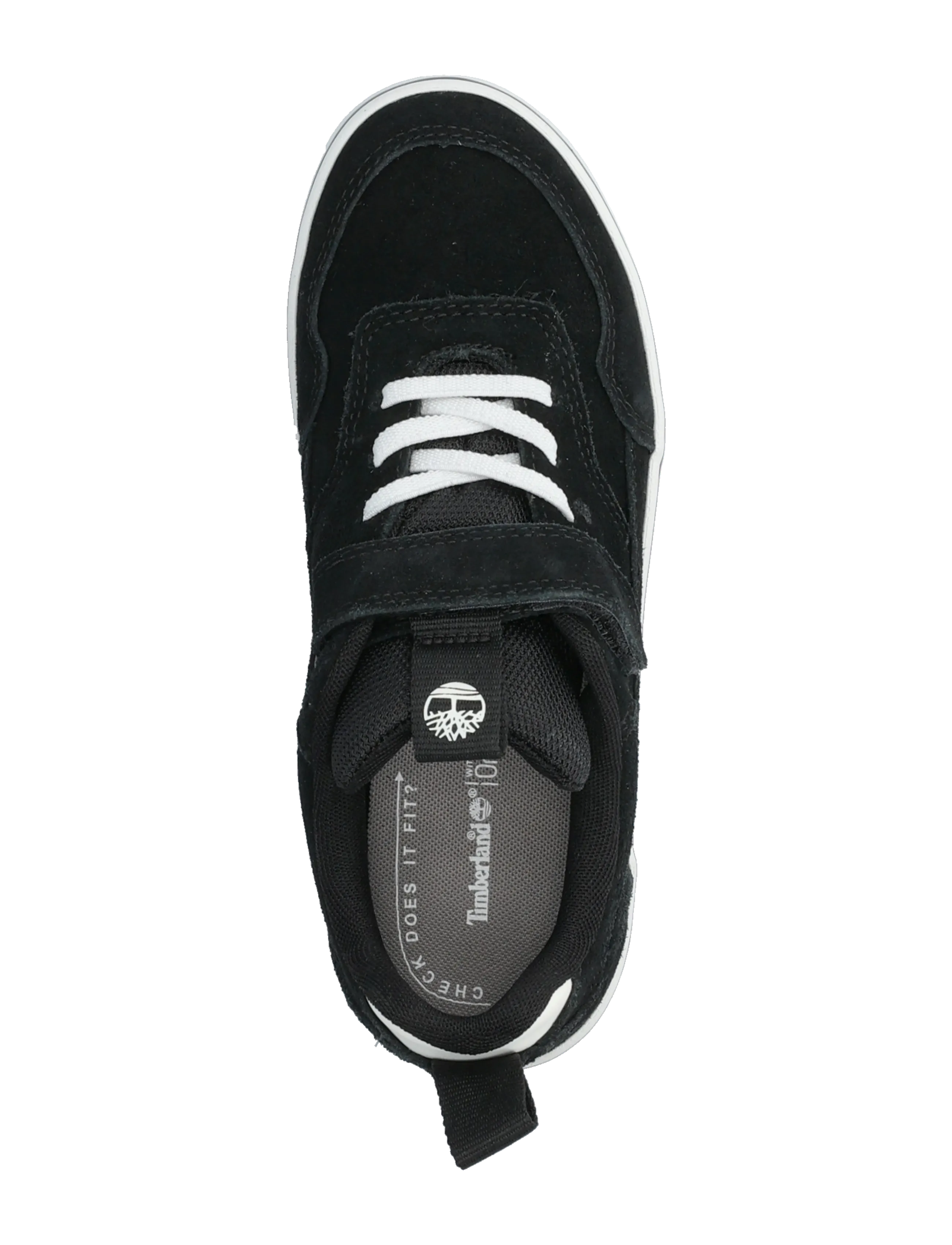 Timberland - STONE JUMP LOW HOOK & LOOP SNEAKER BLACK SUEDE - låga sneakers - black - 3