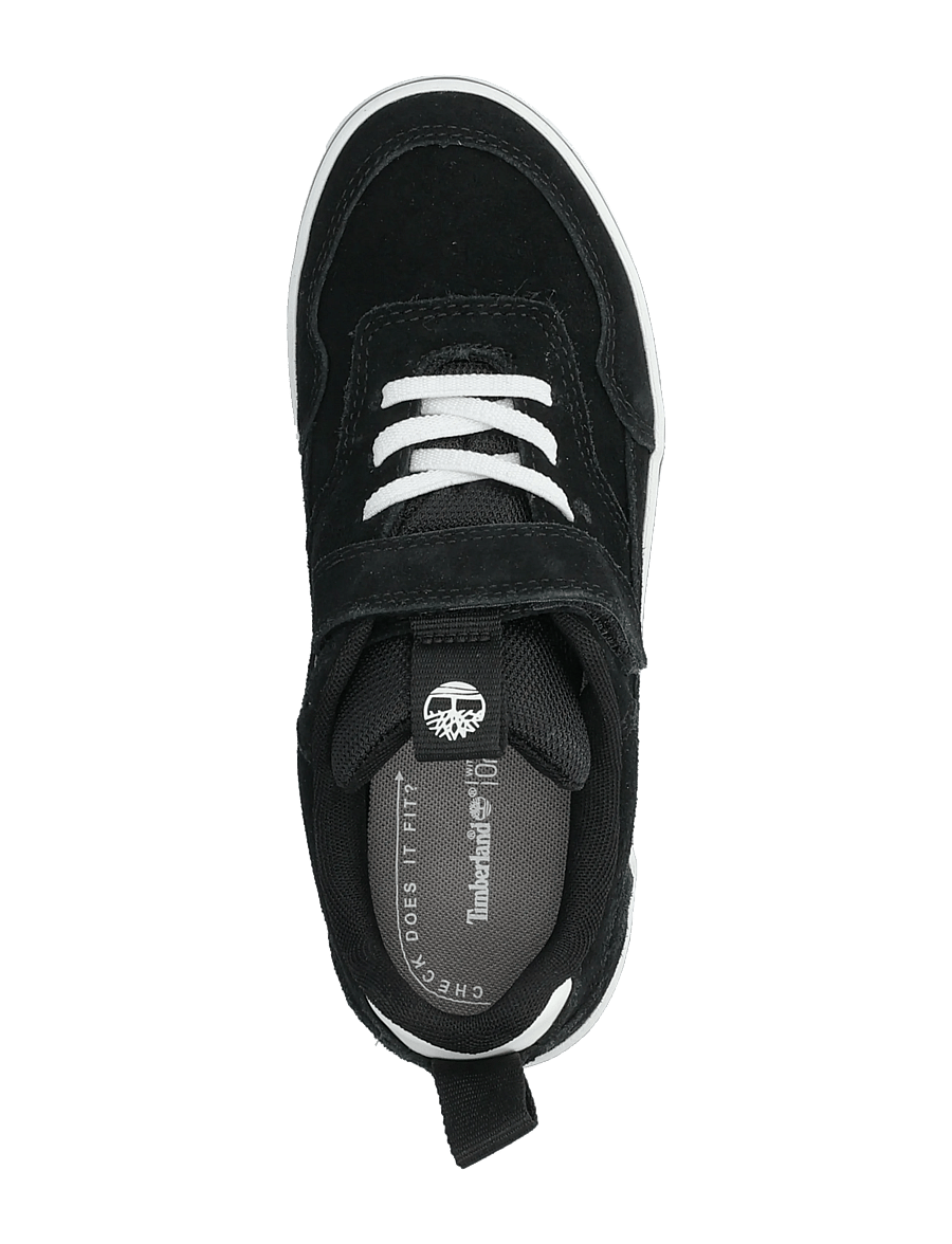 Timberland - STONE JUMP LOW HOOK & LOOP SNEAKER BLACK SUEDE - baskets basses - black - 3