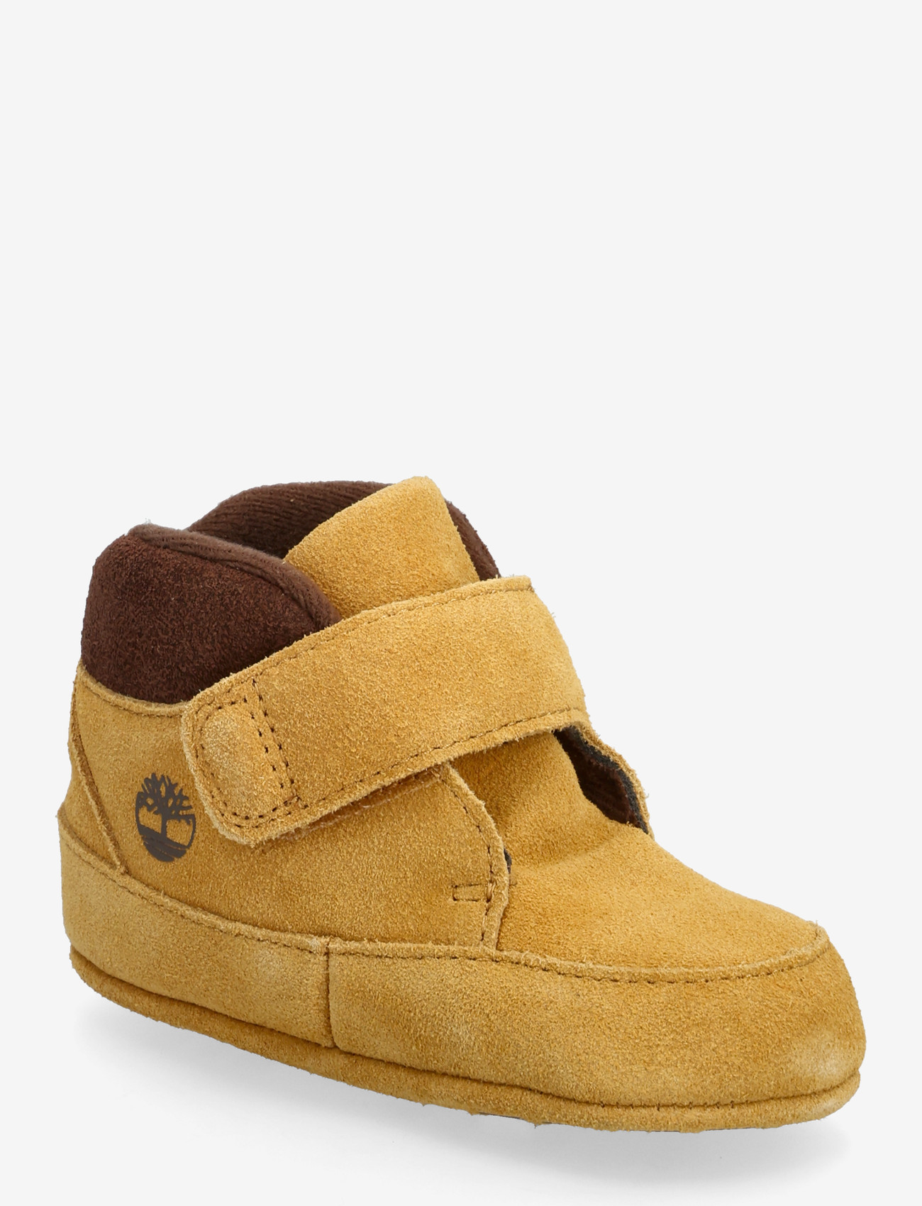 Timberland - CRIB BOOTIE MID HOOK & LOOP BOOT WHEAT SUEDE - baby-schuhe - wheat - 0