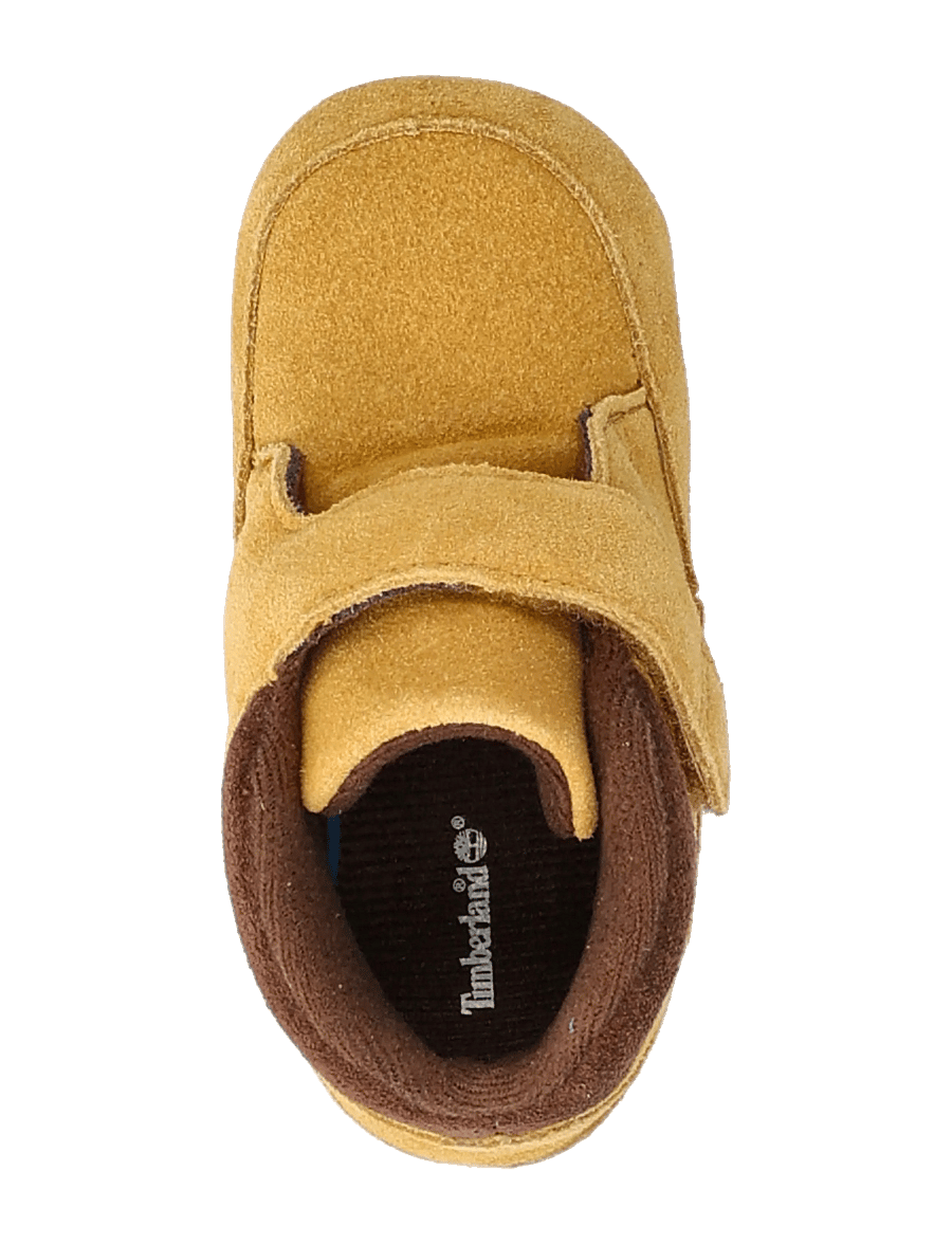 Timberland - CRIB BOOTIE MID HOOK & LOOP BOOT WHEAT SUEDE - chaussons pour bébés - wheat - 3