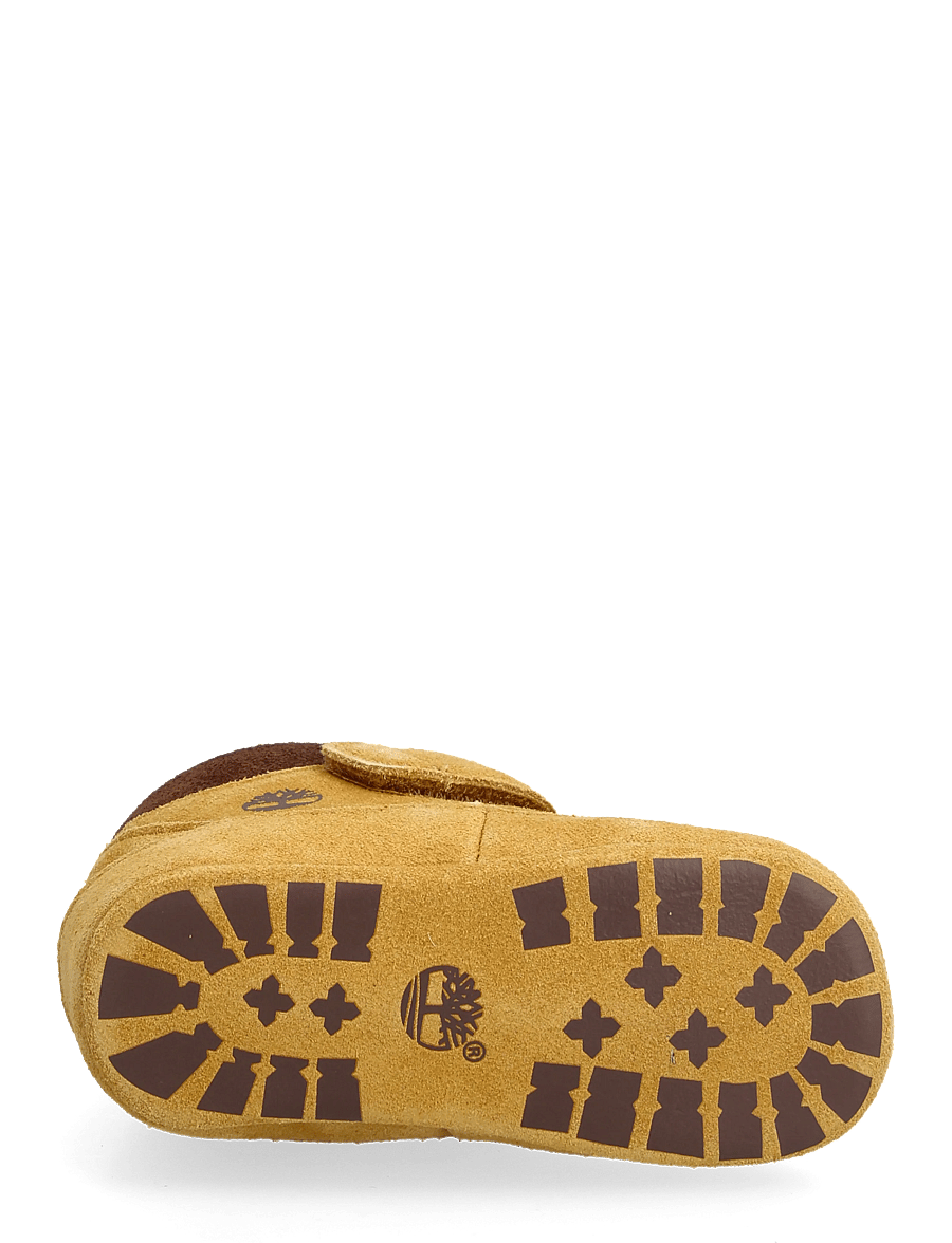 Timberland - CRIB BOOTIE MID HOOK & LOOP BOOT WHEAT SUEDE - chaussons pour bébés - wheat - 4