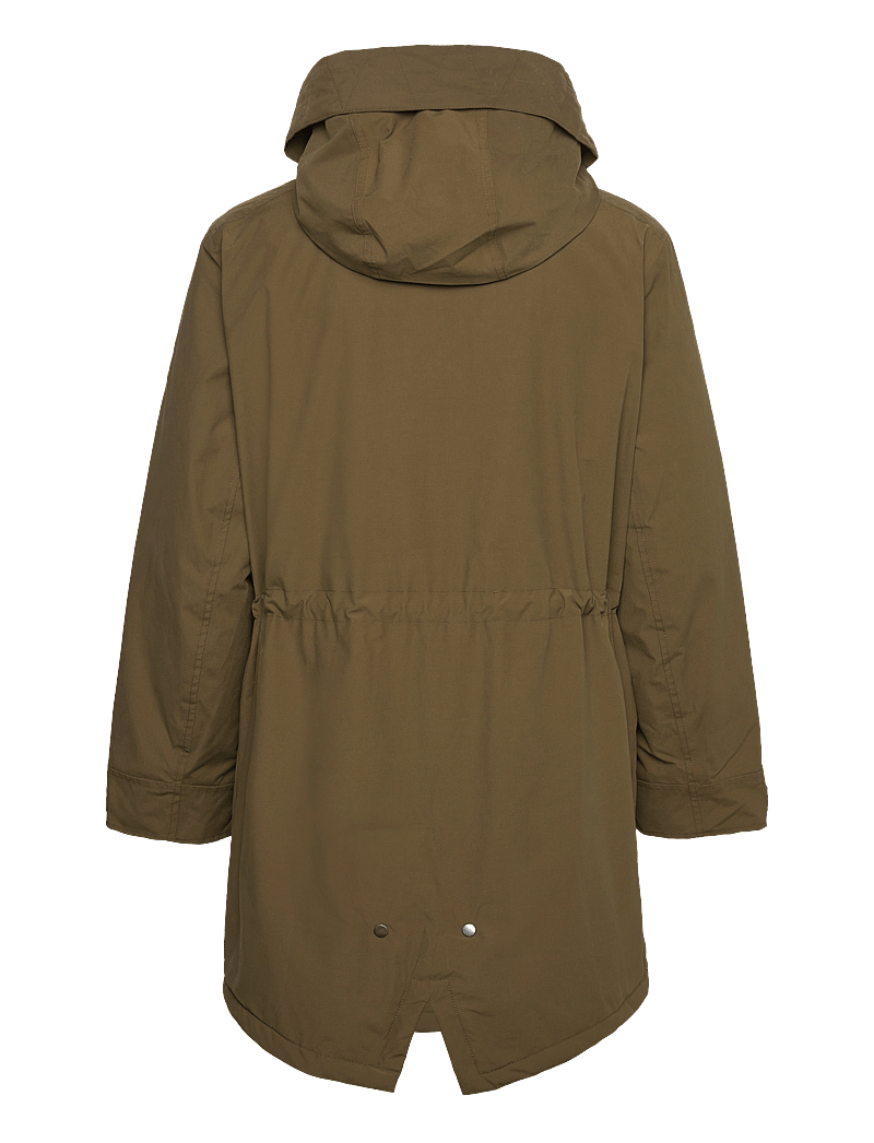 Timberland Water Resistant Fishtail Parka Dark Olive – anorak – shop at Booztlet
