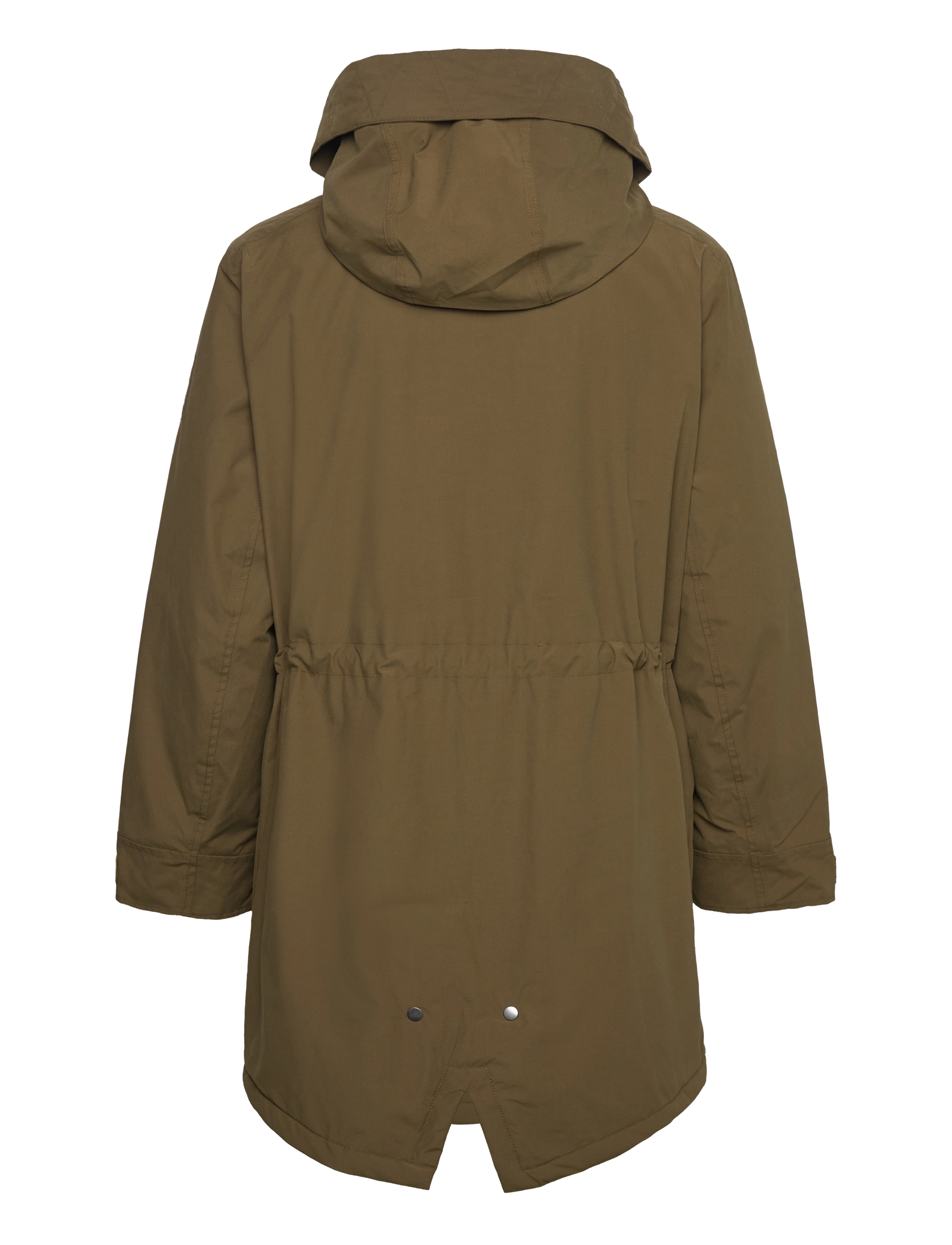 Timberland - Water Resistant Fishtail Parka DARK OLIVE - parkas - dark olive - 1