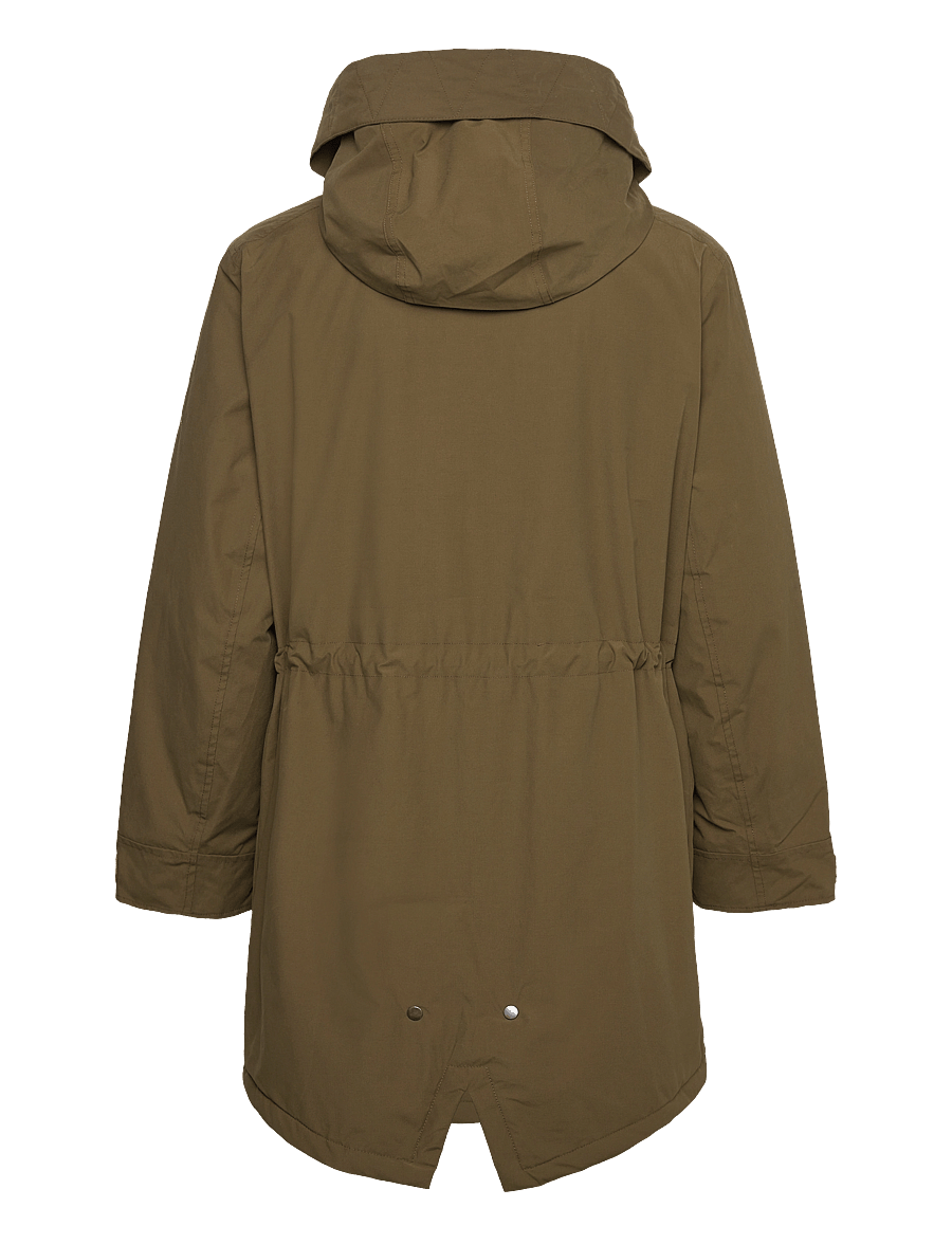 Timberland - Water Resistant Fishtail Parka DARK OLIVE - parkas - dark olive - 1