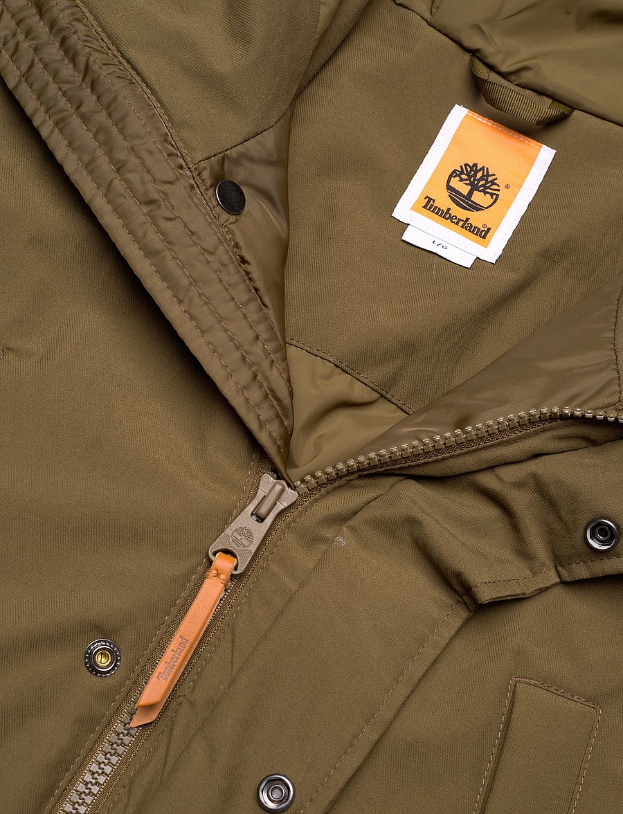 Timberland - Water Resistant Fishtail Parka DARK OLIVE - parkas - dark olive - 2