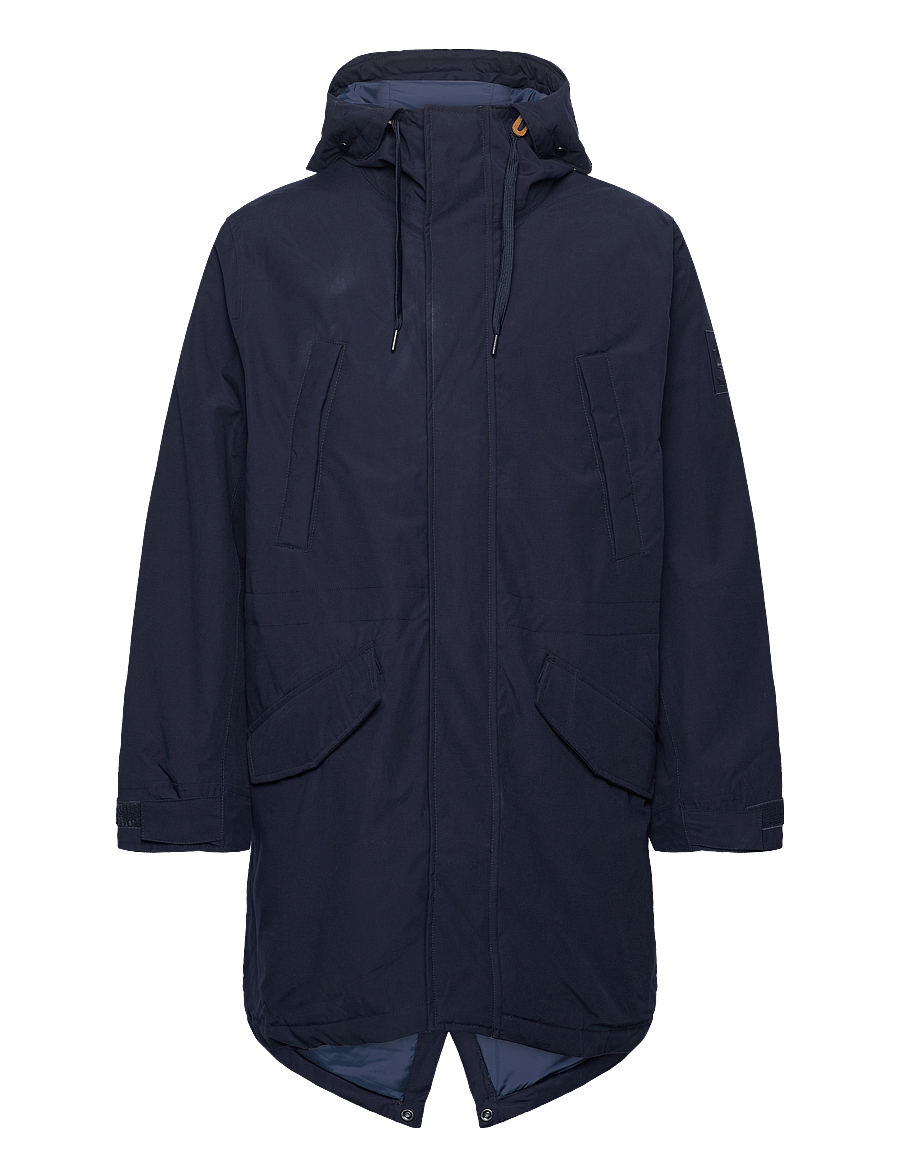 Timberland - Water Resistant Fishtail Parka DARK SAPPHIRE - parkas - dark sapphire - 0