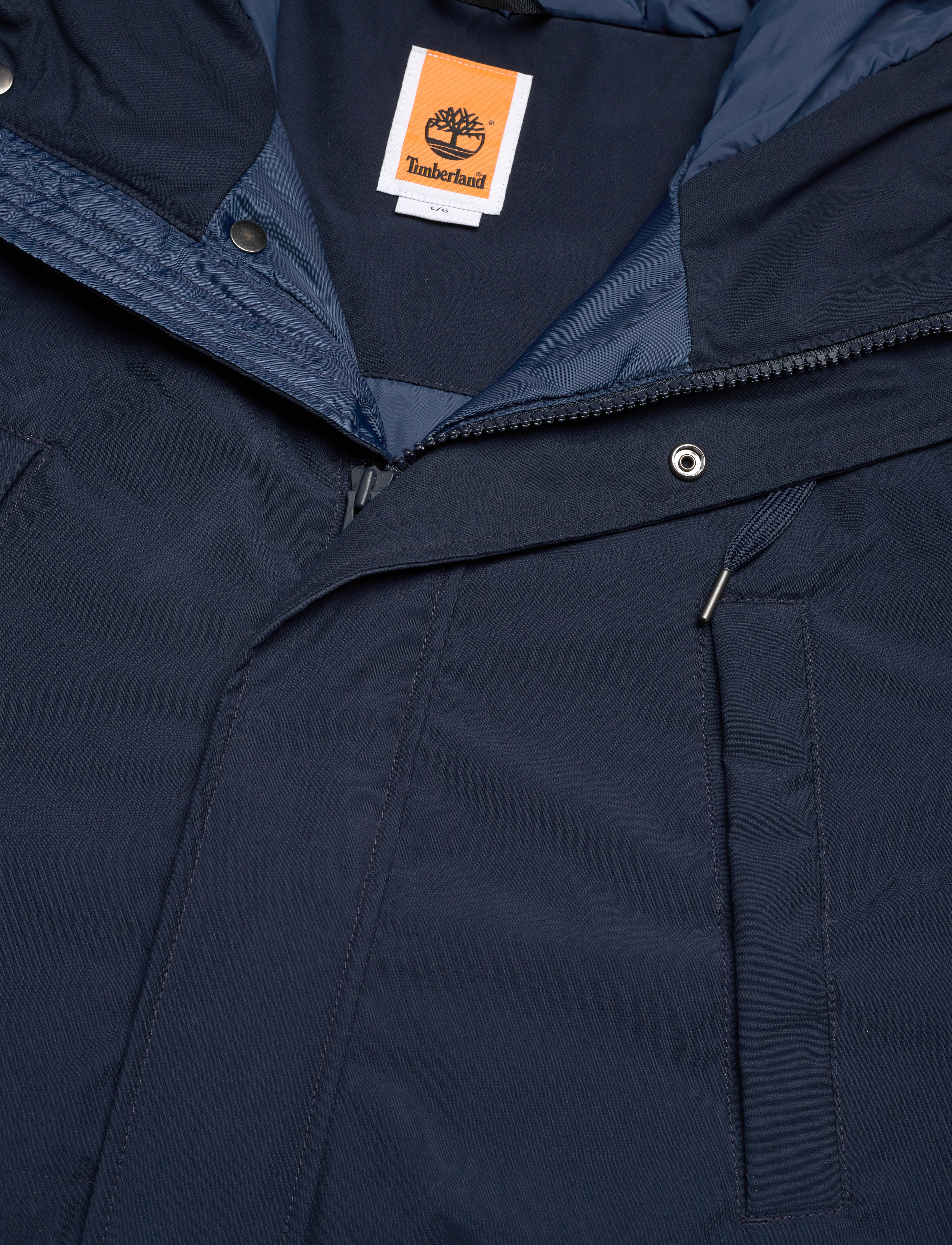 Timberland - Water Resistant Fishtail Parka DARK SAPPHIRE - parkas - dark sapphire - 2
