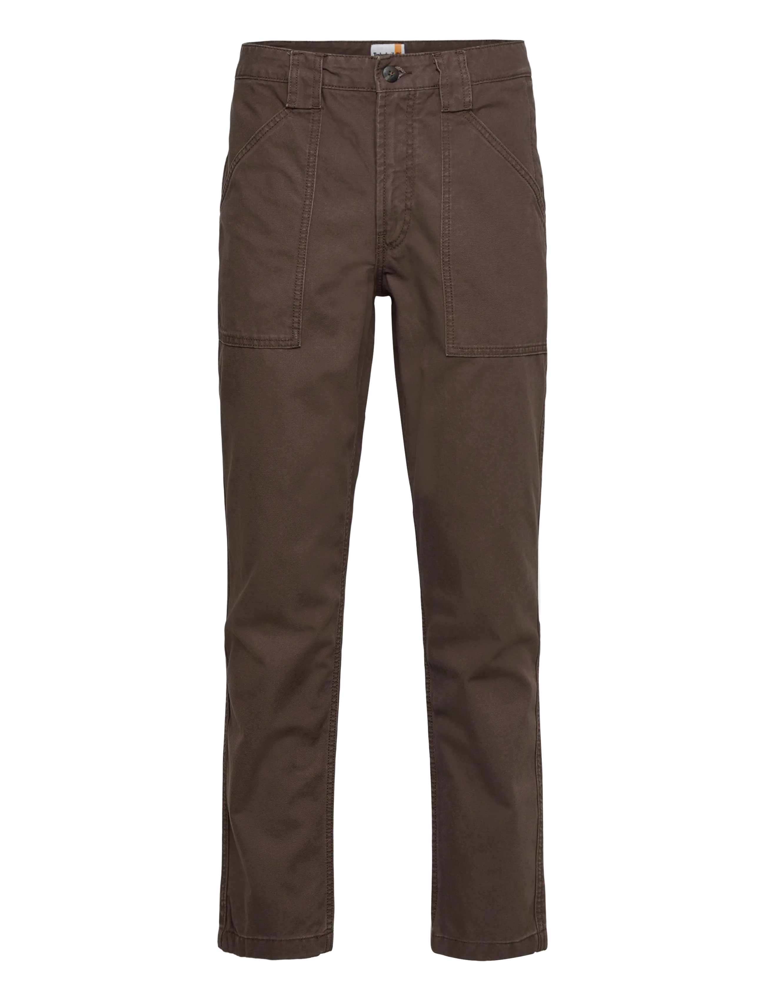 Washed Canvas Fatigue Pant - CHOCOLATE BROWN
