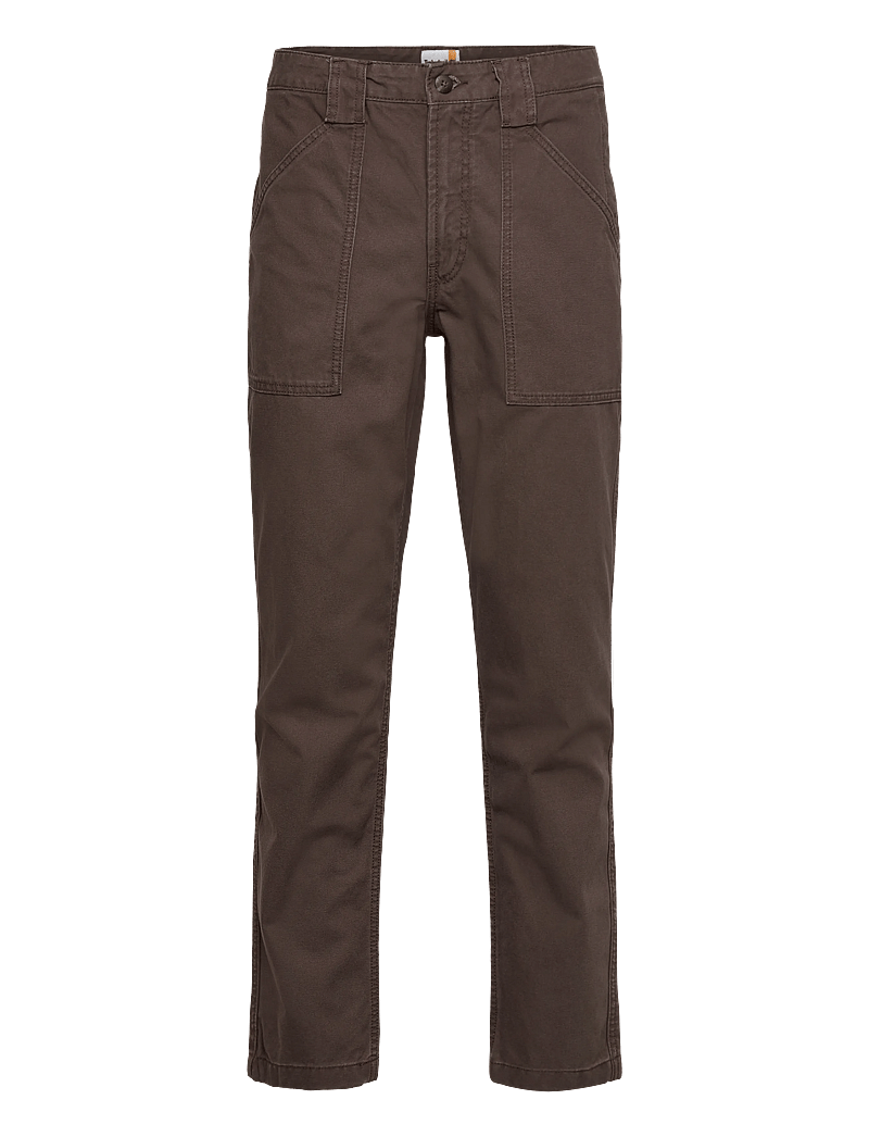 Timberland - Washed Canvas Fatigue Pant - cargobyxor - chocolate brown - 0