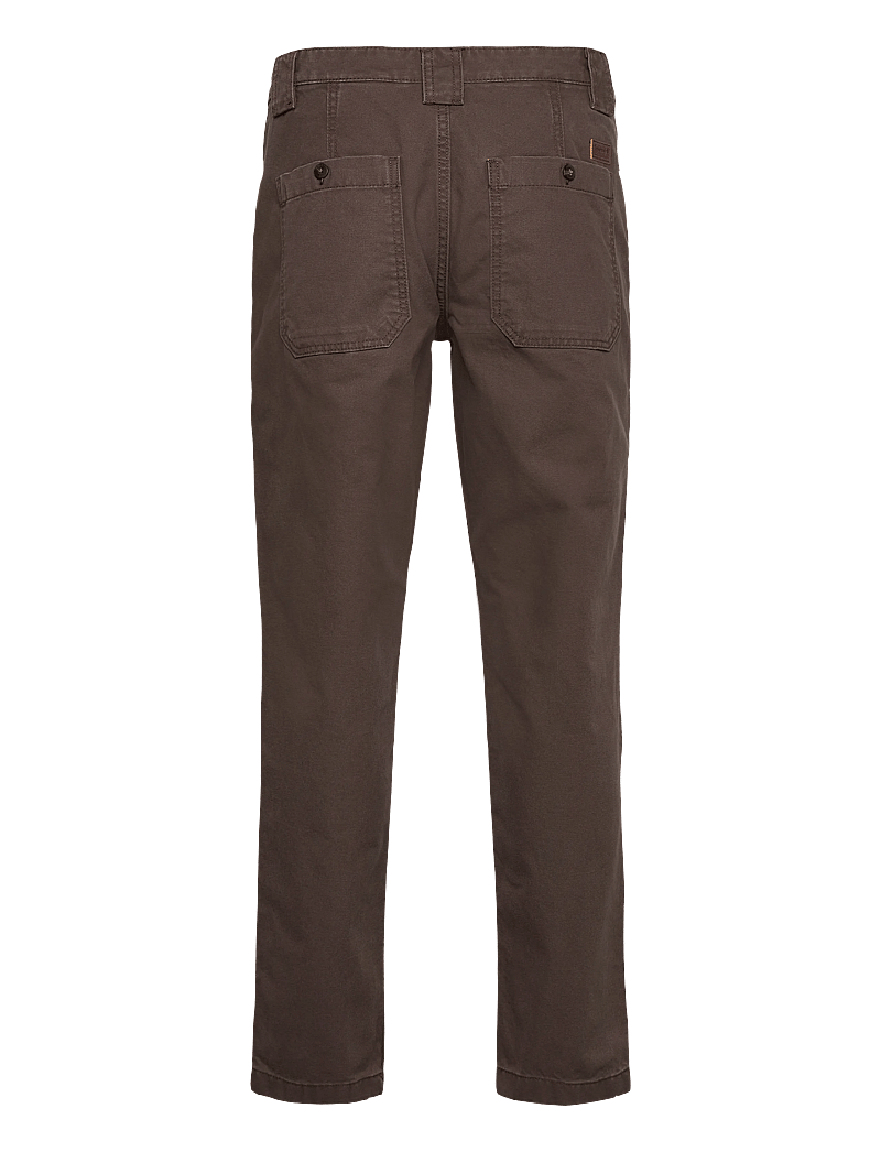 Timberland - Washed Canvas Fatigue Pant - cargobyxor - chocolate brown - 1