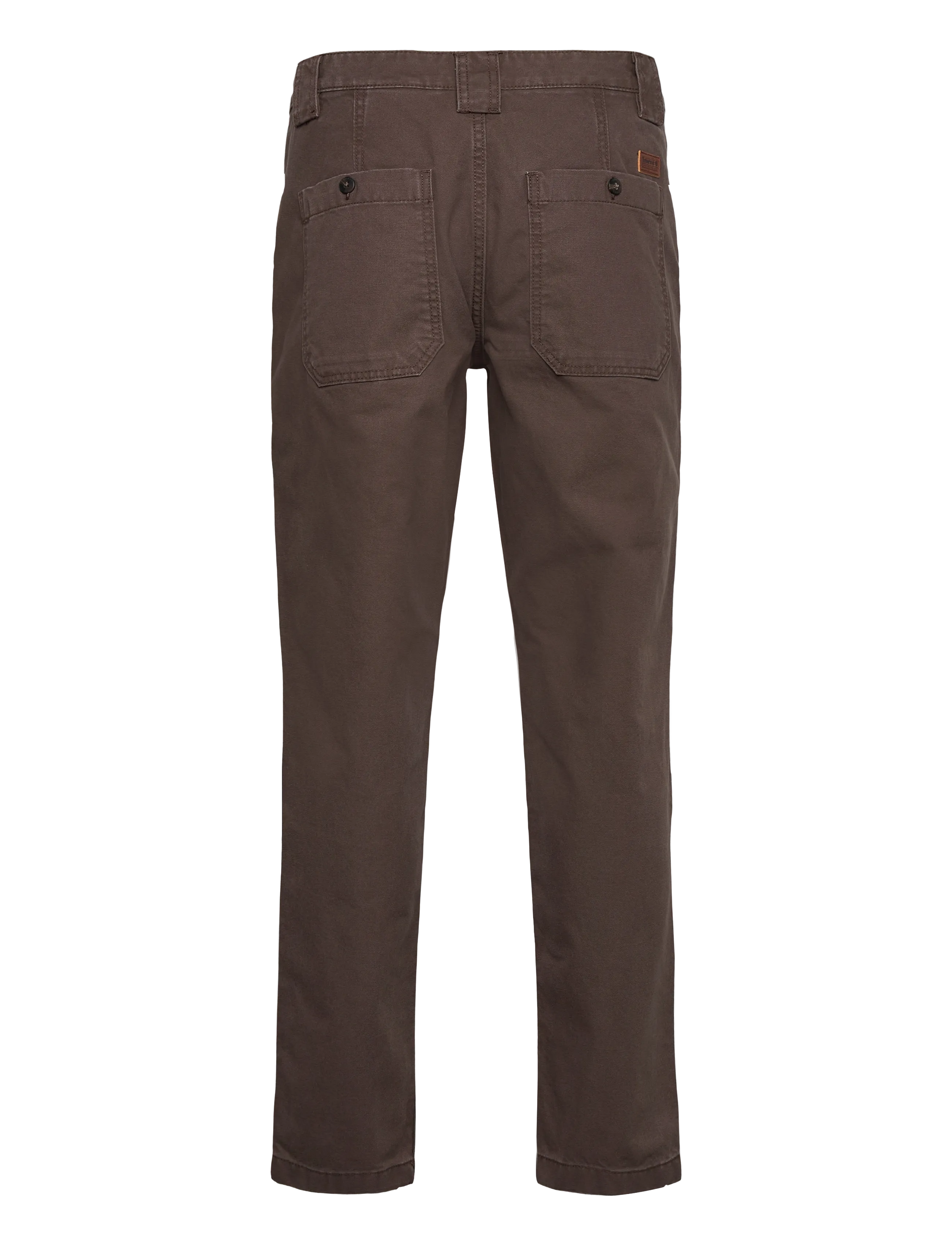 Timberland - Washed Canvas Fatigue Pant - chocolate brown - 1