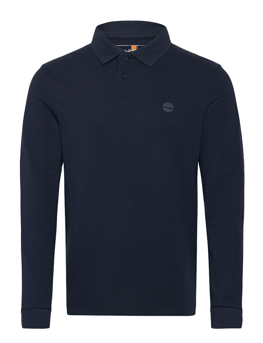 Timberland - LS Millers River Pique Polo - polo krekli ar garām piedurknēm - dark sapphire - 0