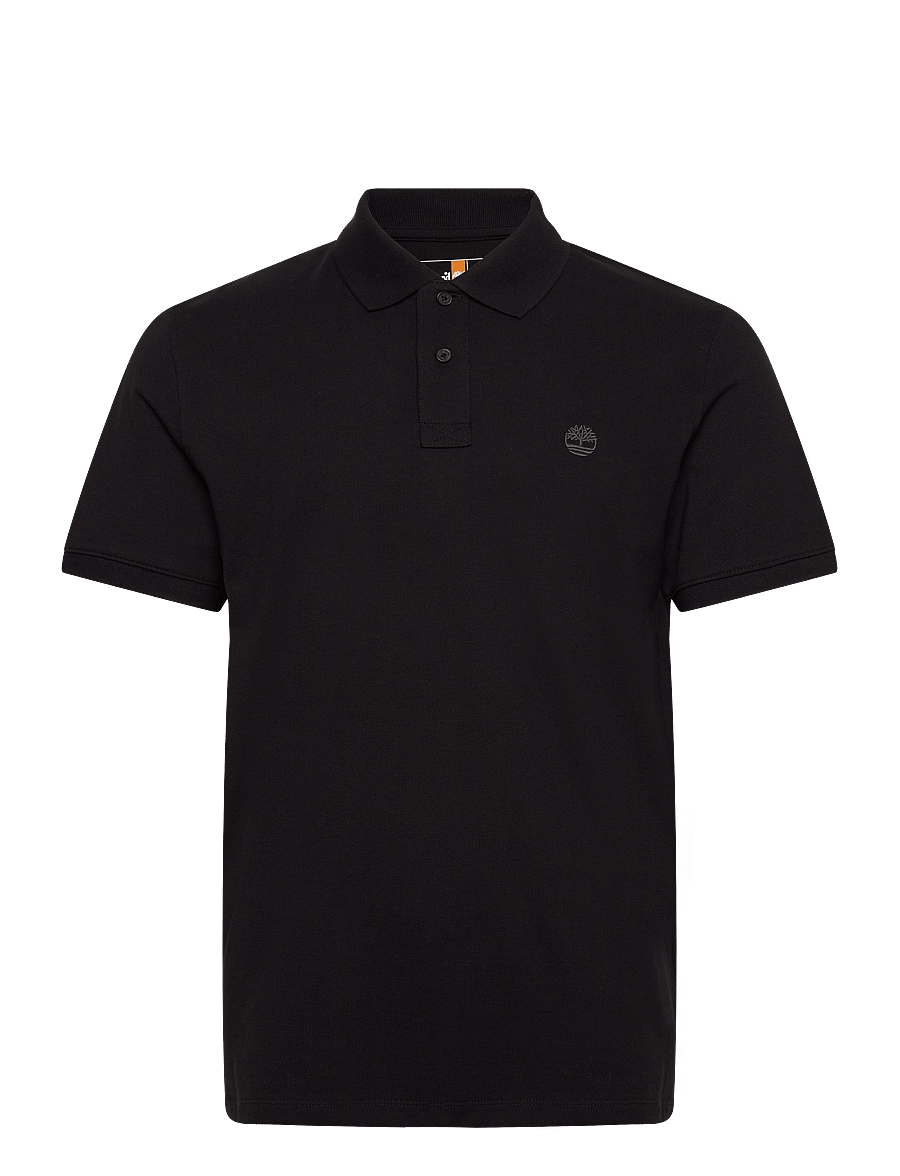 Timberland - MILLERS RIVER Pique Short Sleeve Polo BLACK - kurzärmelig - black - 1