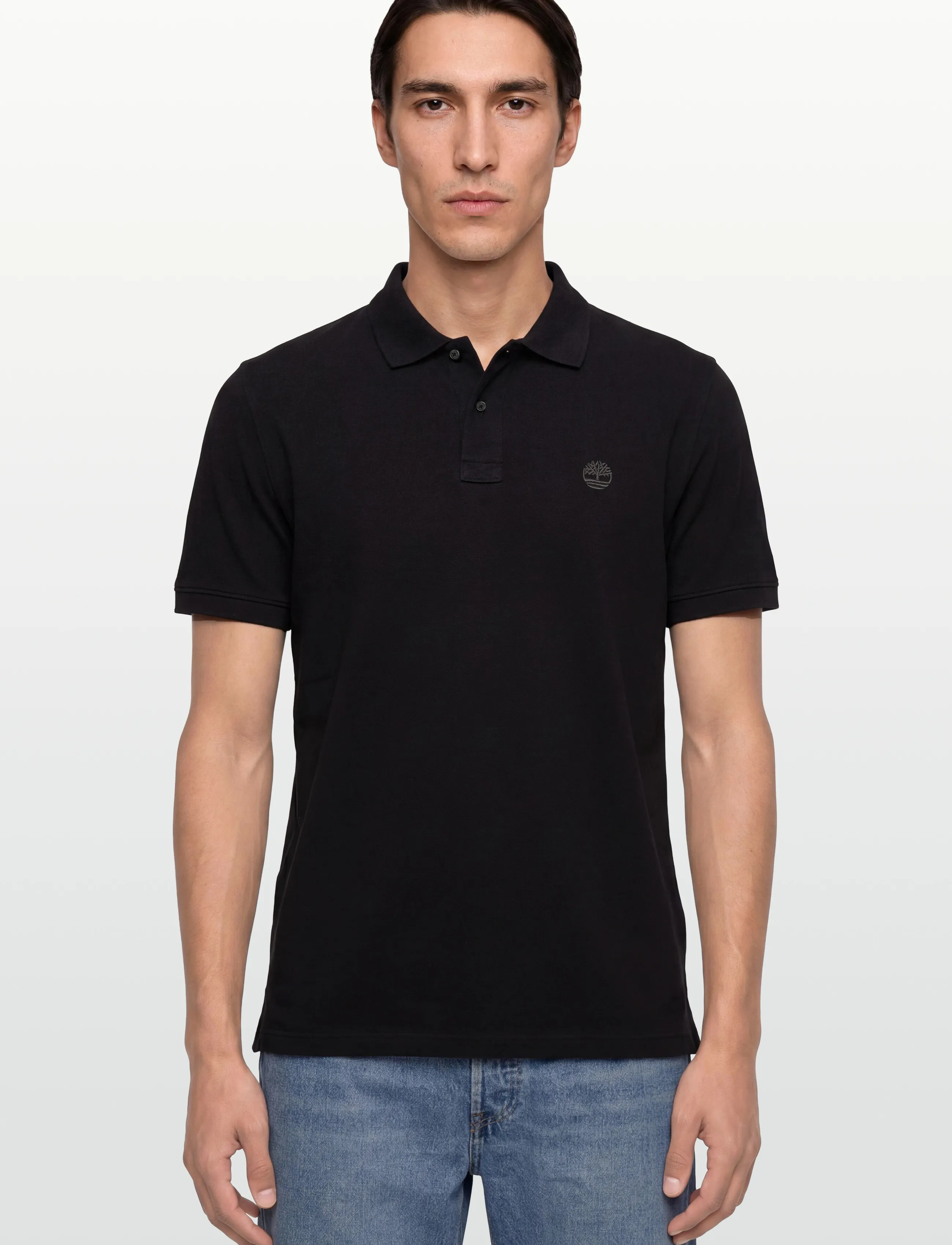 Timberland - MILLERS RIVER Pique Short Sleeve Polo BLACK - kurzärmelig - black - 3