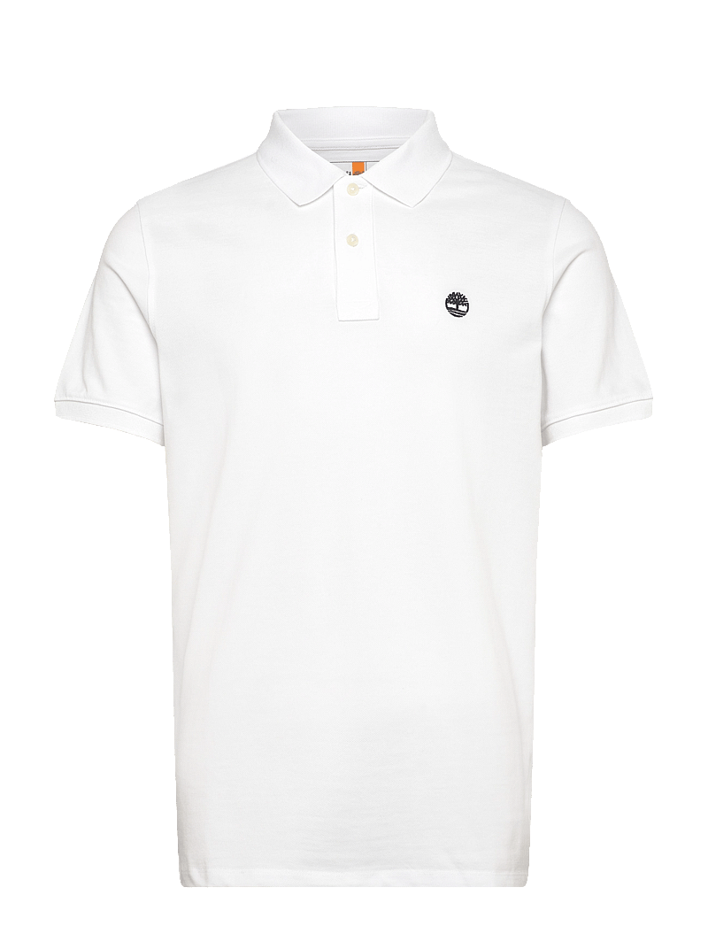 Timberland - Pique Short Sleeve Polo - lühikeste varrukatega polod - white - 0
