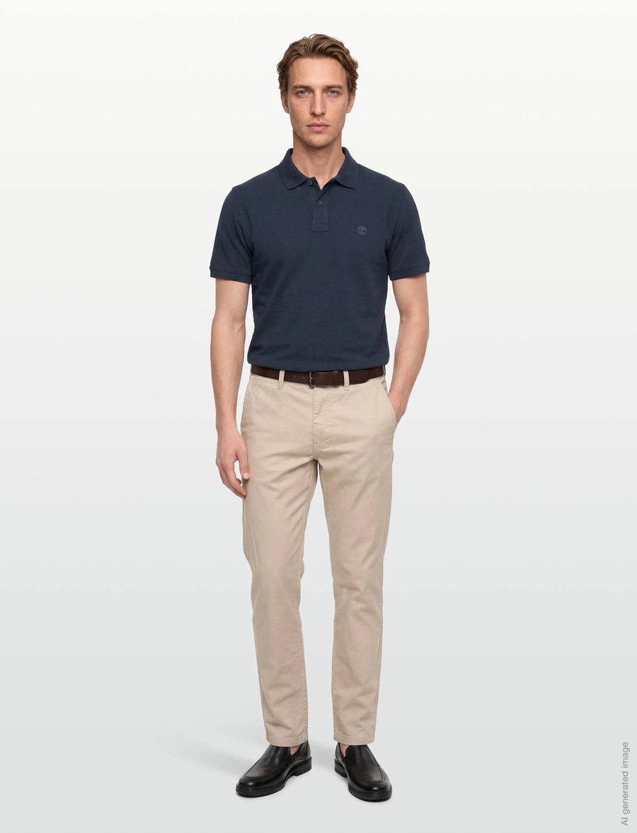 Timberland - MILLERS RIVER Pique Short Sleeve Polo DARK SAPPHIRE - kurzärmelig - navy - 0