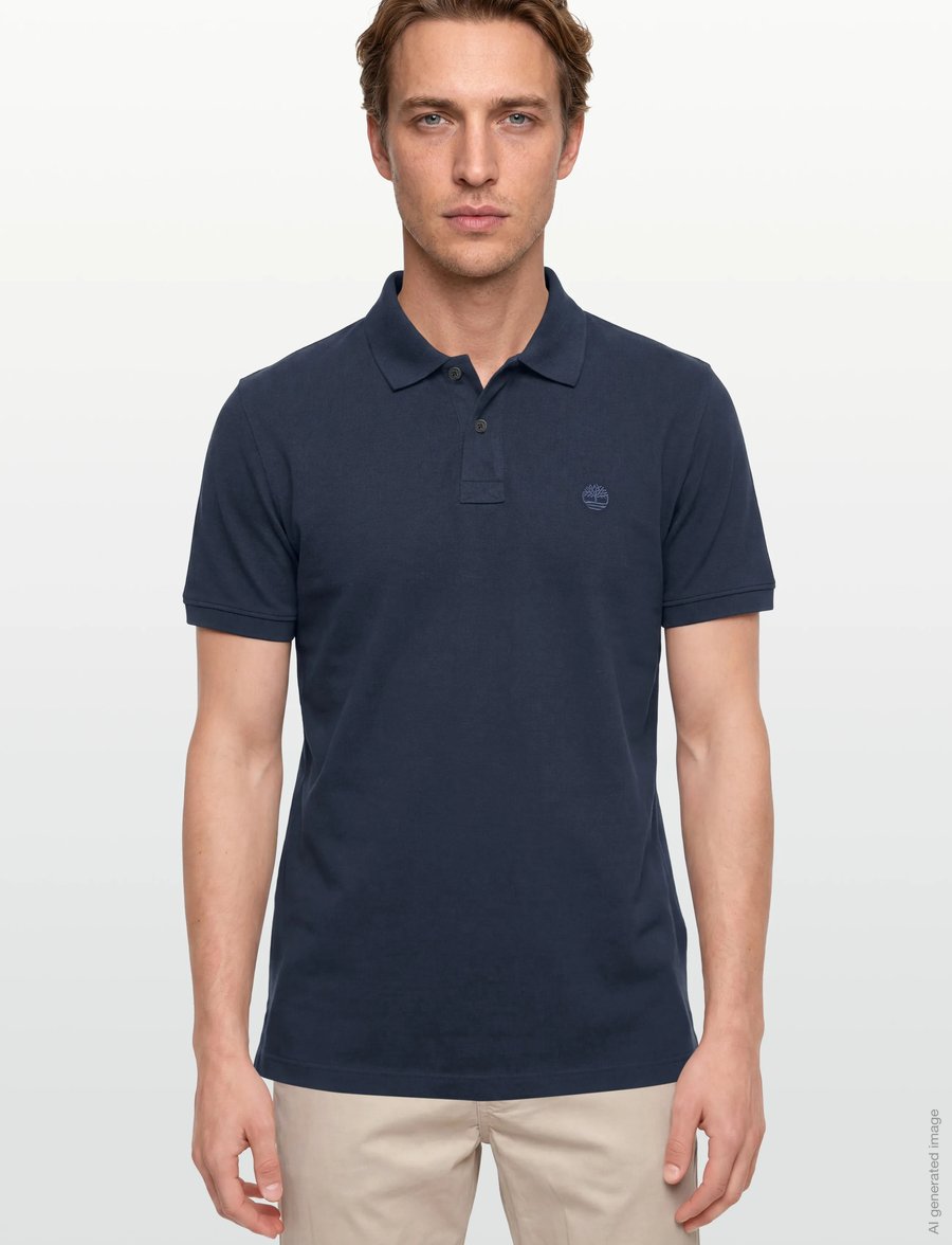 Timberland - MILLERS RIVER Pique Short Sleeve Polo DARK SAPPHIRE - kurzärmelig - navy - 3