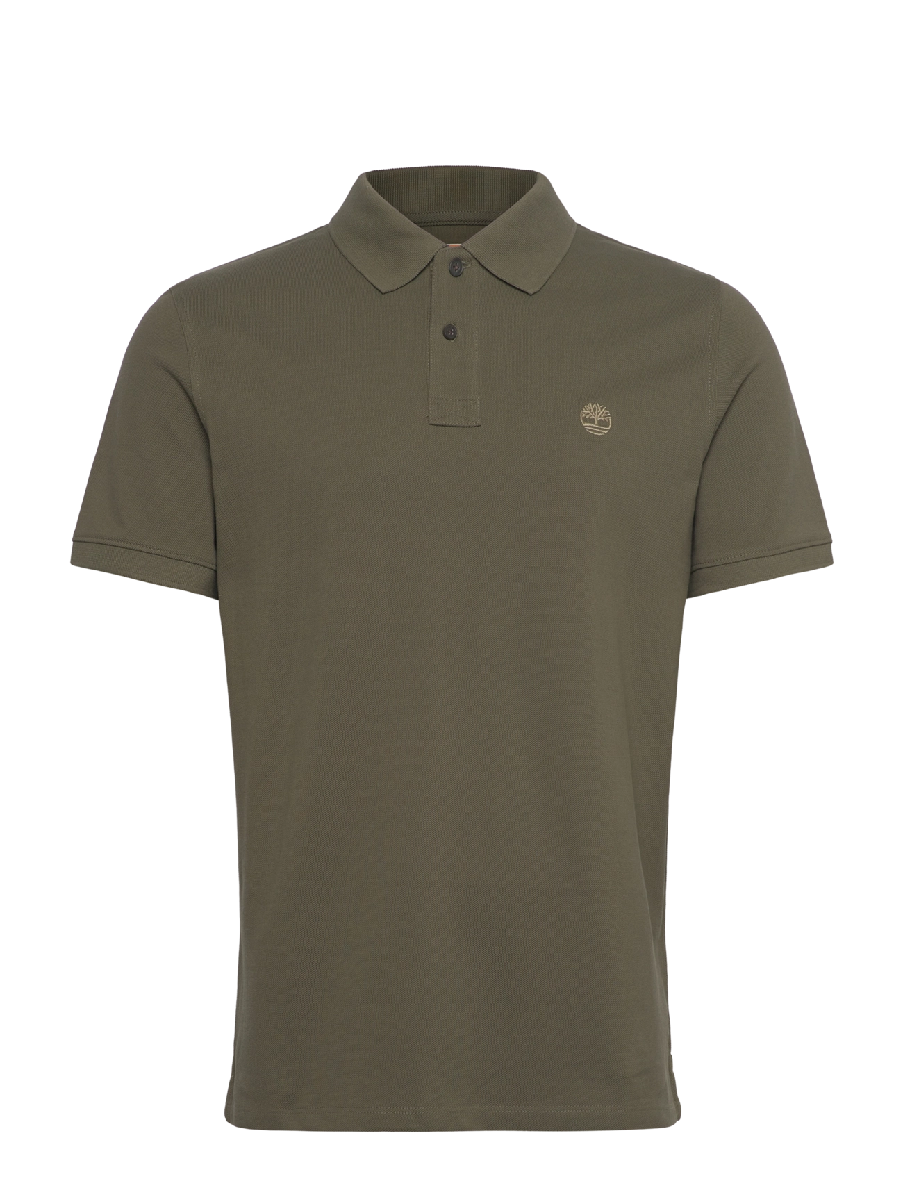 MILLERS RIVER Pique Short Sleeve Polo LEAF GREEN - DARK GREEN