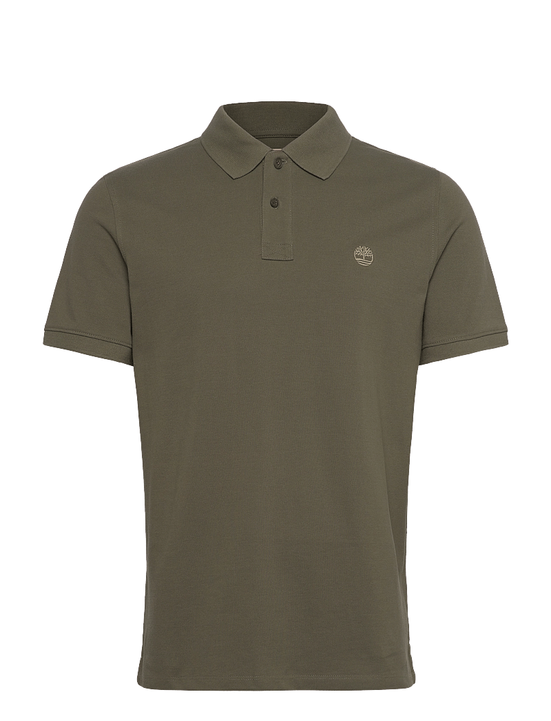 Timberland - MILLERS RIVER Pique Short Sleeve Polo LEAF GREEN - kurzärmelig - dark green - 0