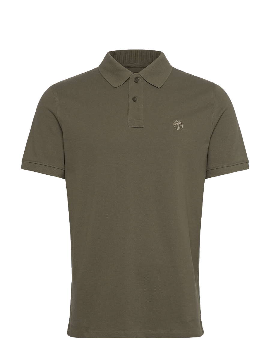 Timberland - MILLERS RIVER Pique Short Sleeve Polo LEAF GREEN - kurzärmelig - dark green - 0