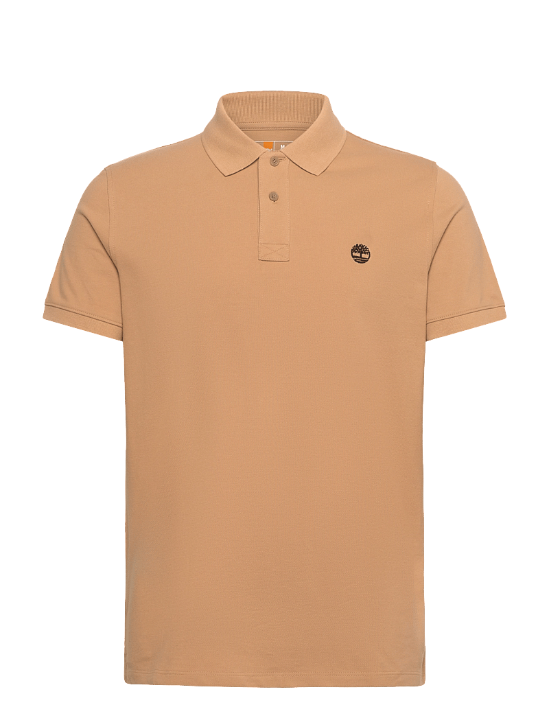 Timberland - Pique Short Sleeve Polo - kortärmade pikéer - light wheat b - 0