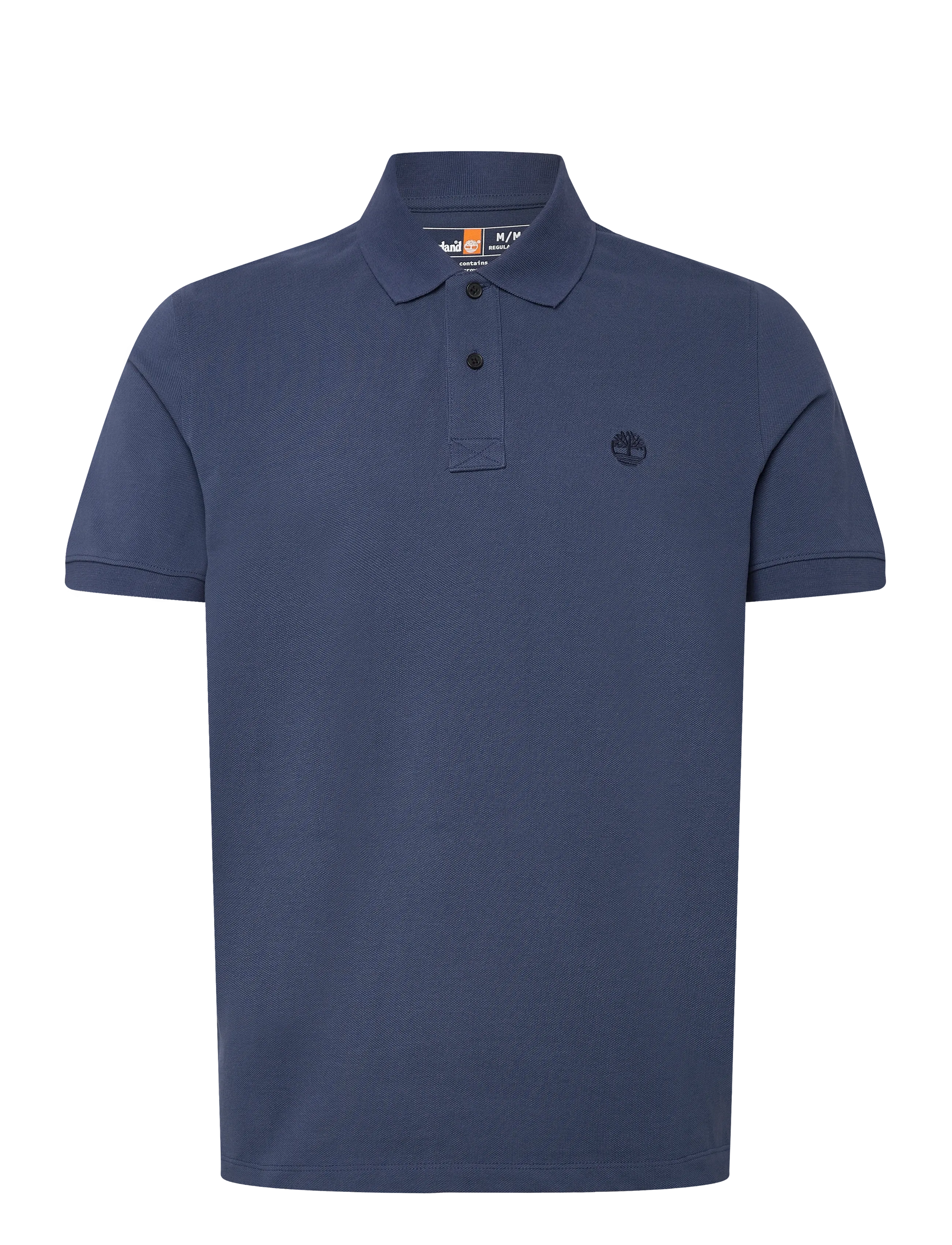Timberland MILLERS RIVER Pique Short Sleeve Polo OCEANA - Uutuudet - DARK BLUE / black