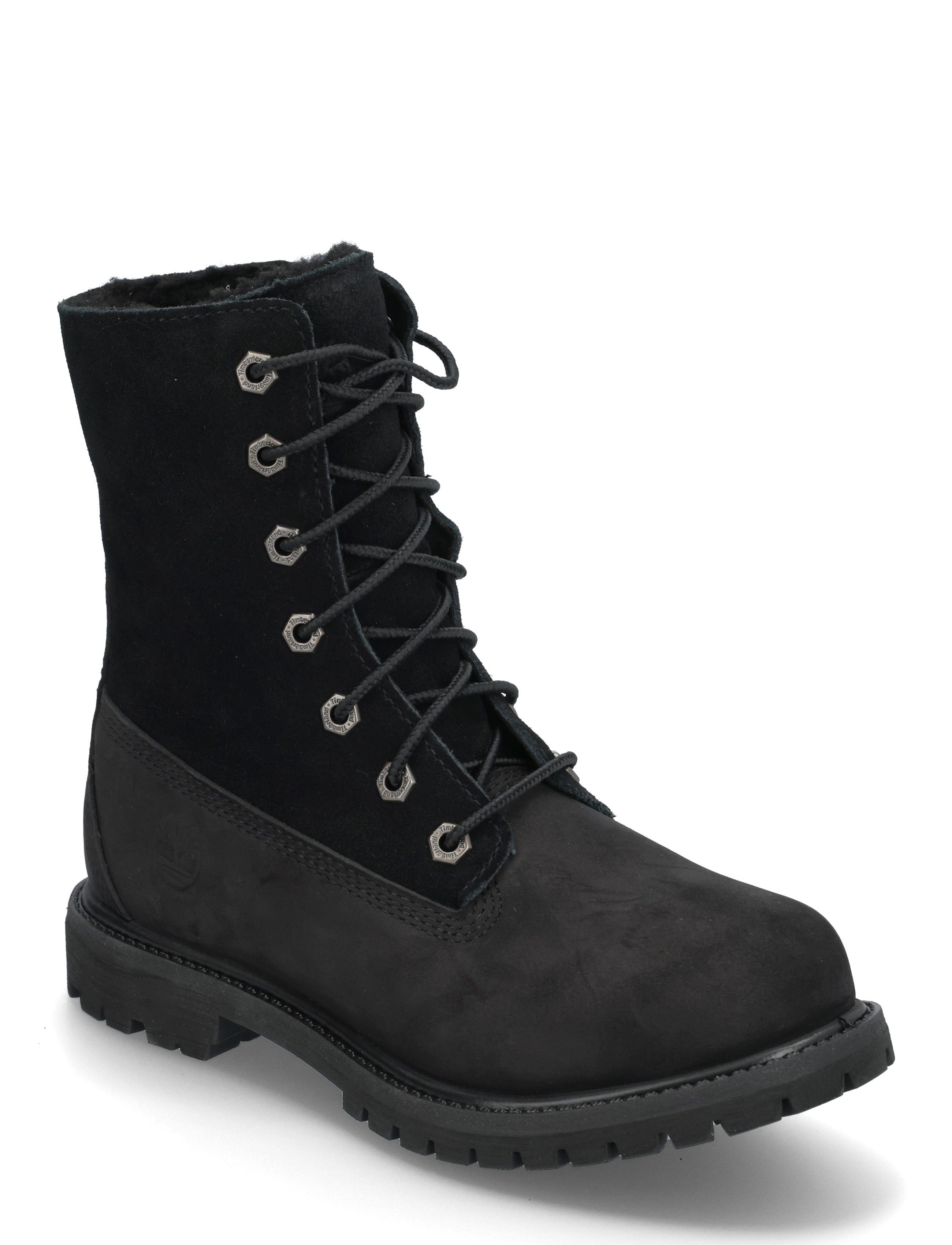 Timberland Mid Warm Lined Waterproof Boot, 37, Ankle Boots, Schwarz - Laced Frauen