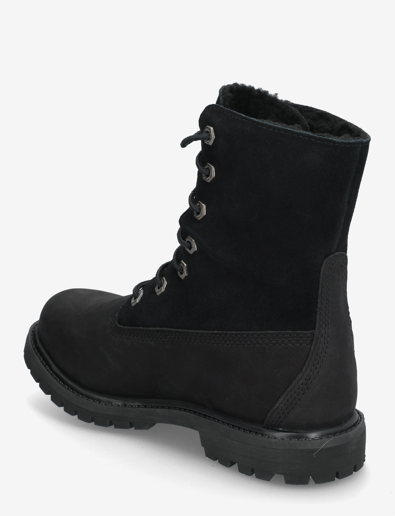 Timberland - MID WARM LINED WATERPROOF BOOT - geschnürte stiefel - black - 2