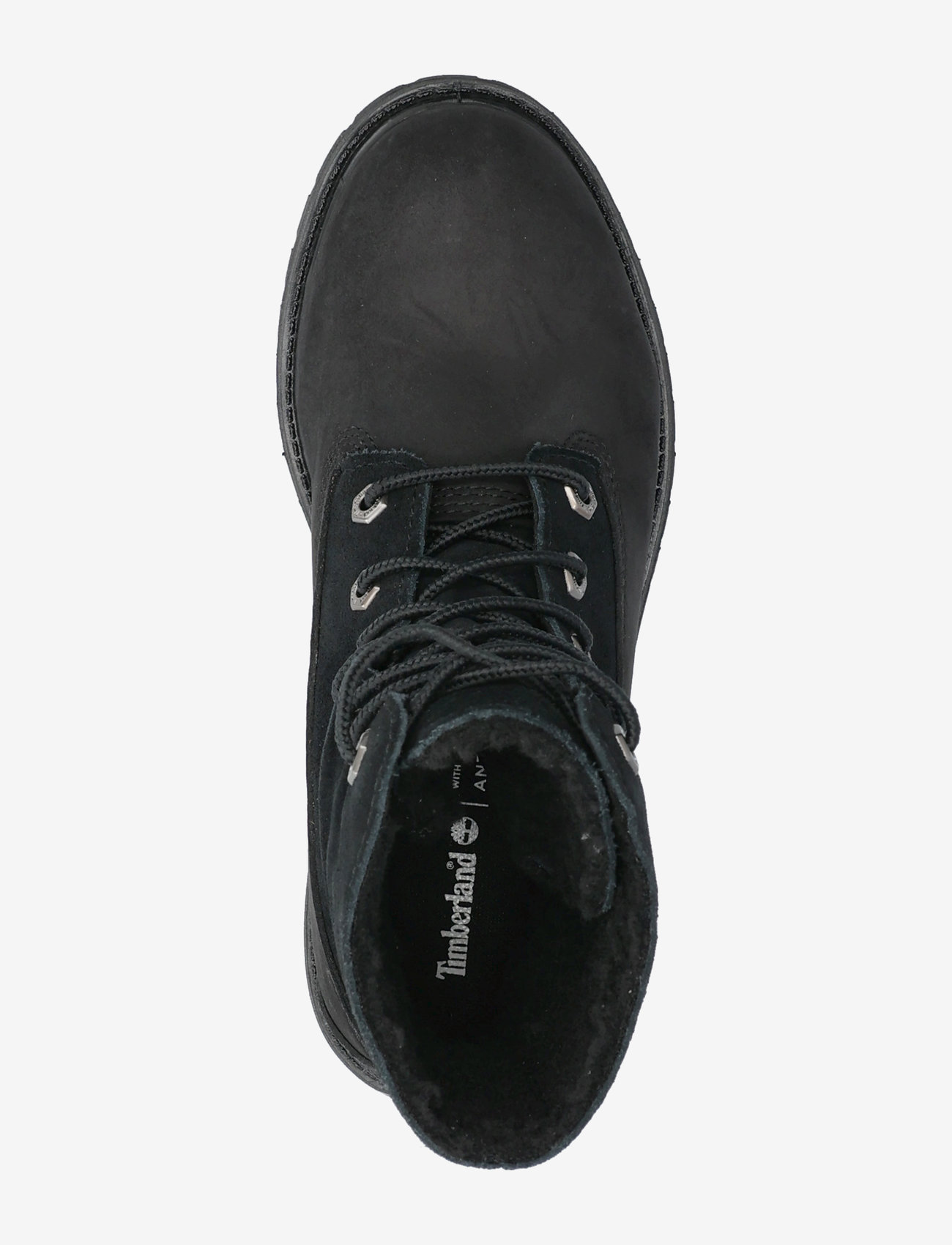 Timberland - MID WARM LINED WATERPROOF BOOT - geschnürte stiefel - black - 3