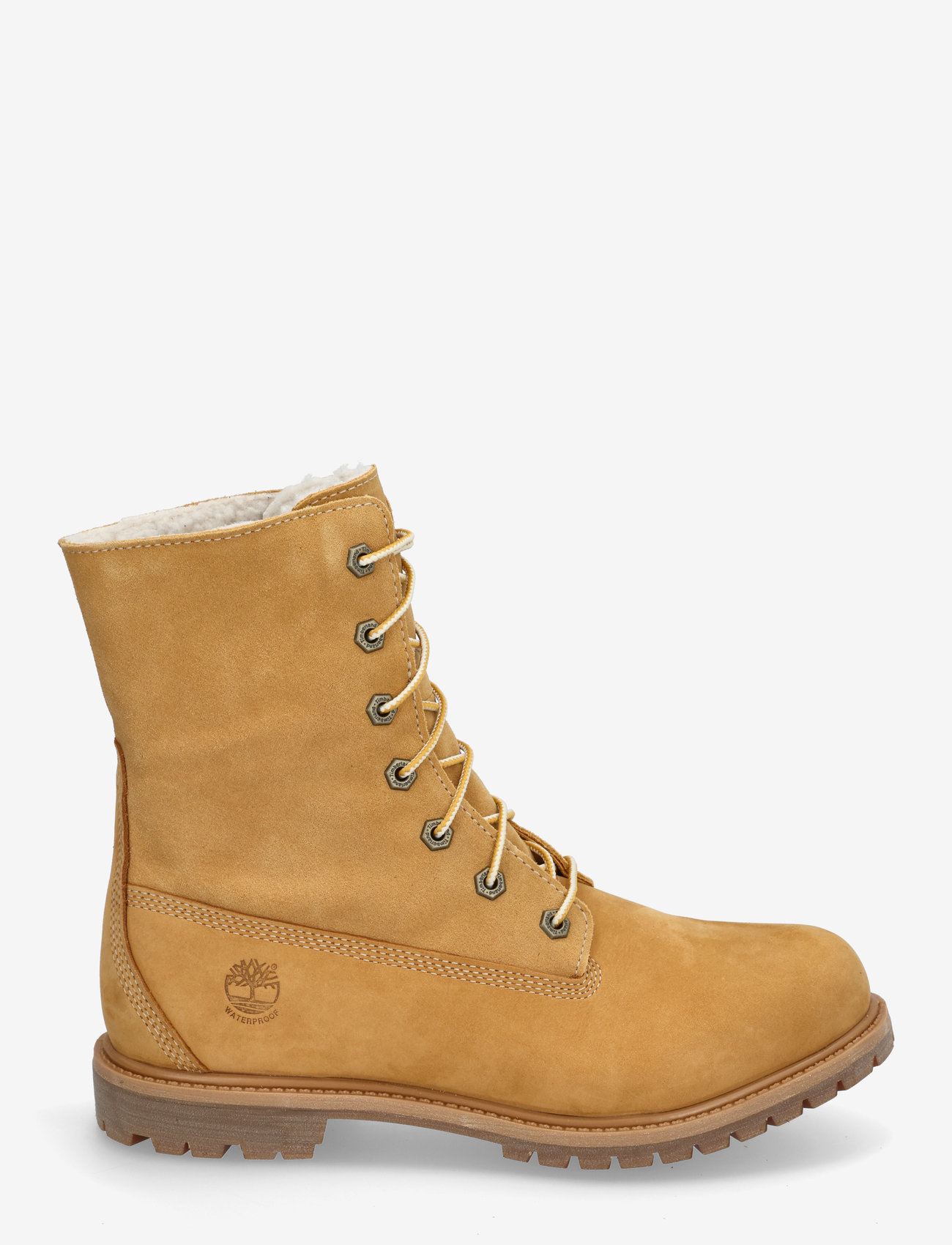 Timberland - MID WARM LINED WATERPROOF BOOT - geschnürte stiefel - wheat - 1