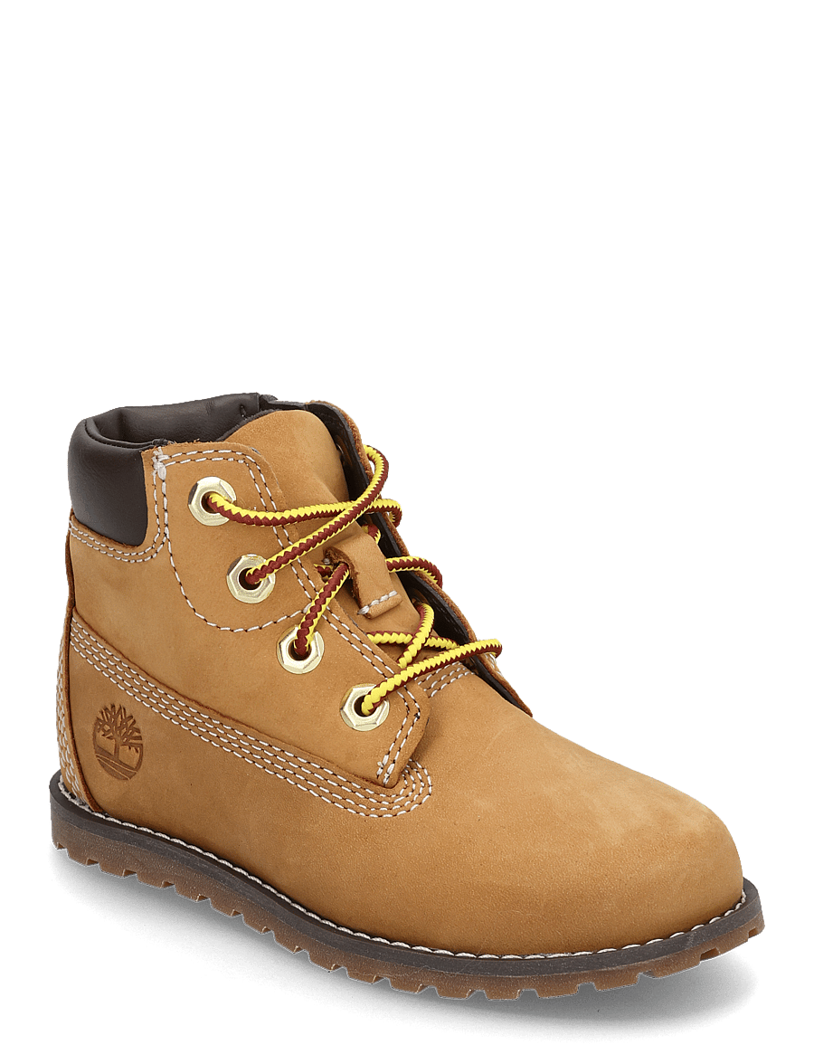 Timberland - MID LACE UP WITH ZIP BOOT - vinterstøvler - wheat - 0