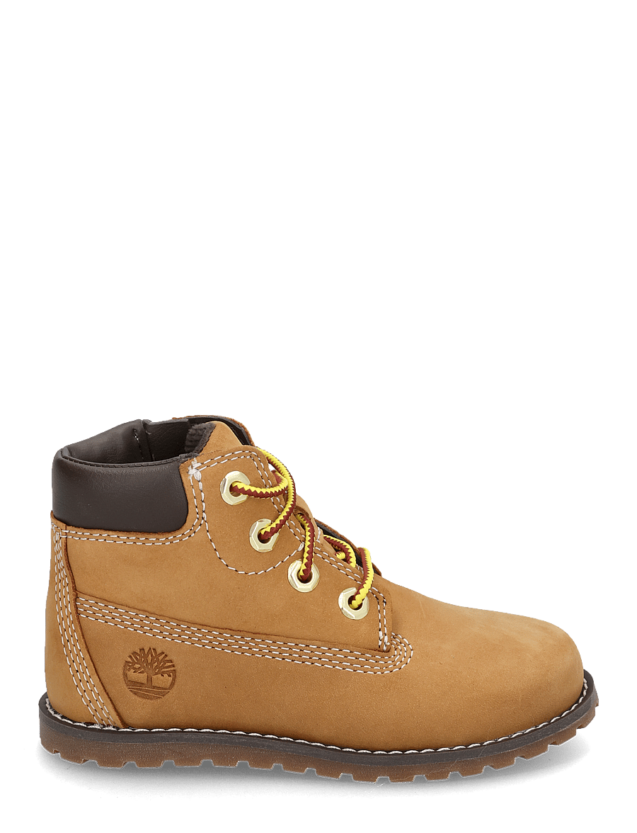 Timberland - MID LACE UP WITH ZIP BOOT - vinterstøvler - wheat - 1