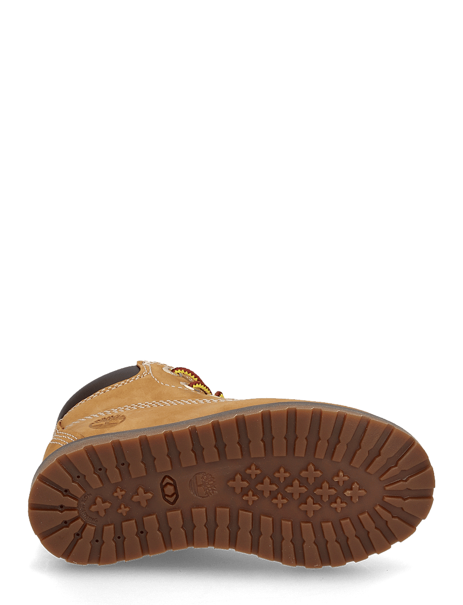Timberland - MID LACE UP WITH ZIP BOOT - vinterstøvler - wheat - 4