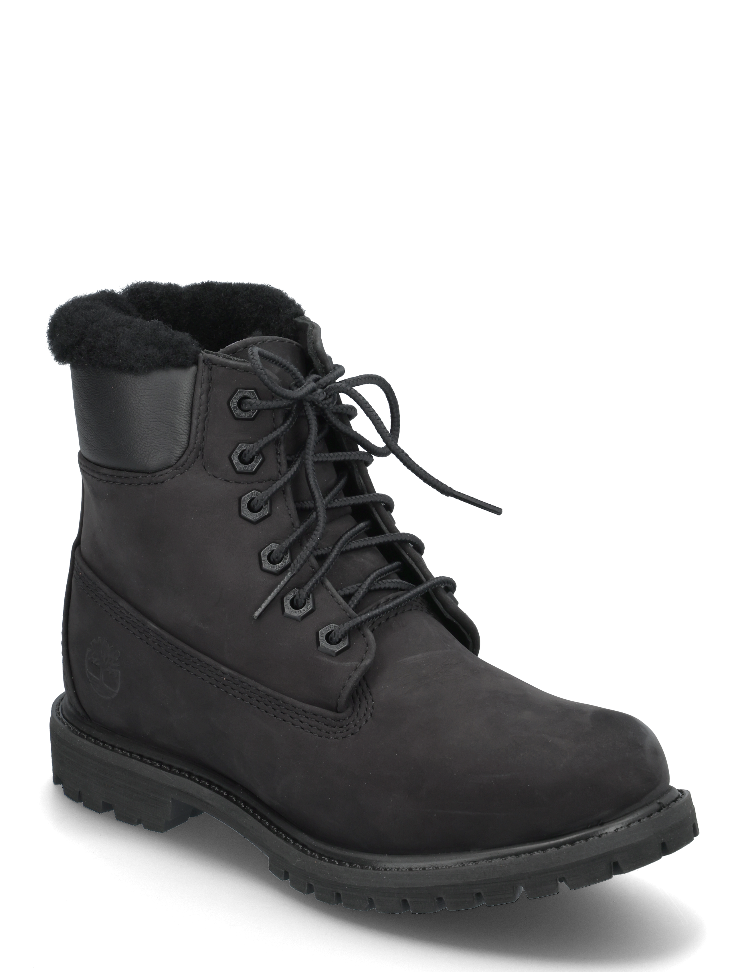 Timberland 6 INCH WARM LINED WATERPROOF BOOT - Paeltega saapad - BLACK / black