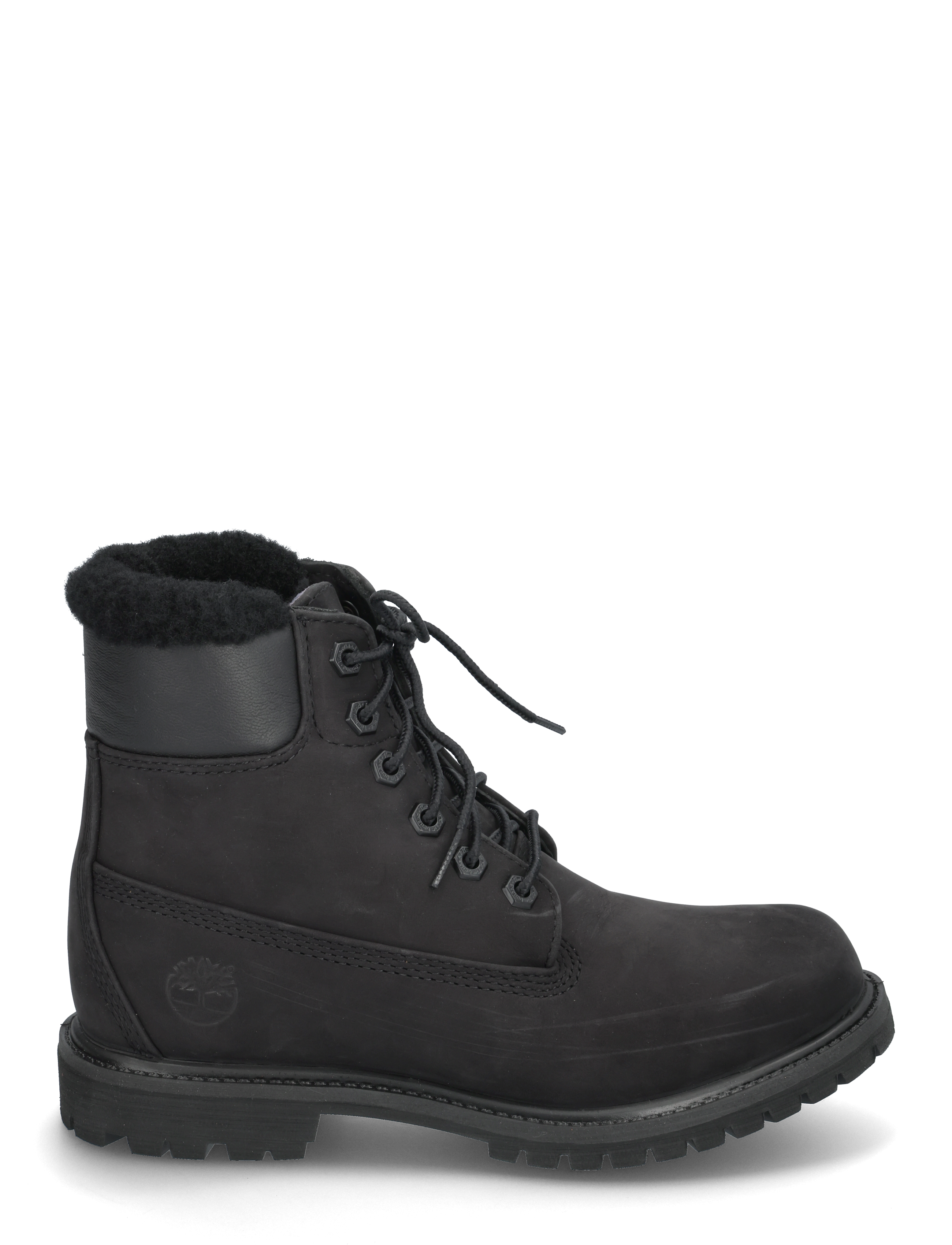 Timberland - 6 INCH WARM LINED WATERPROOF BOOT - snørestøvler - black - 1