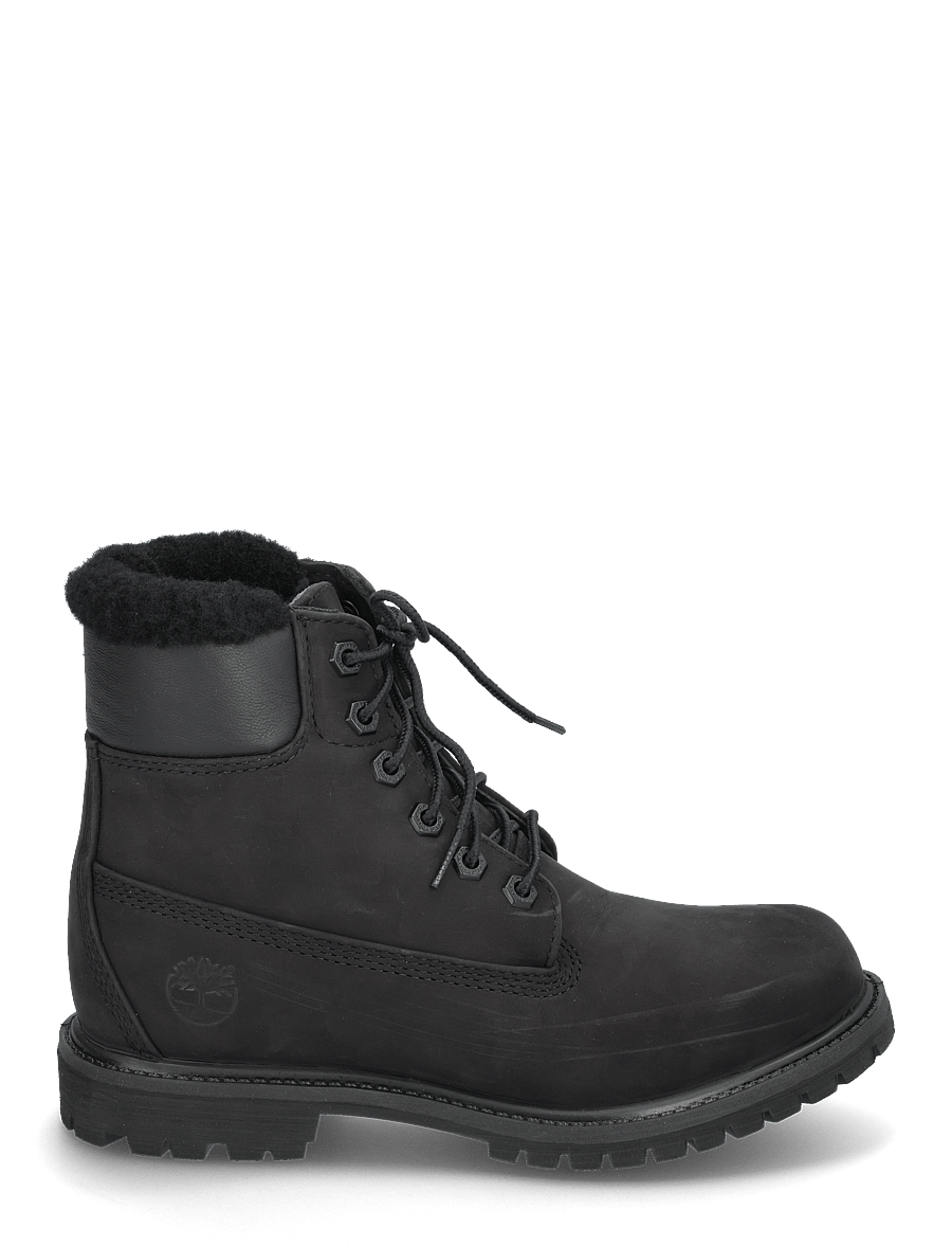Timberland - 6 INCH WARM LINED WATERPROOF BOOT - geschnürte stiefel - black - 1